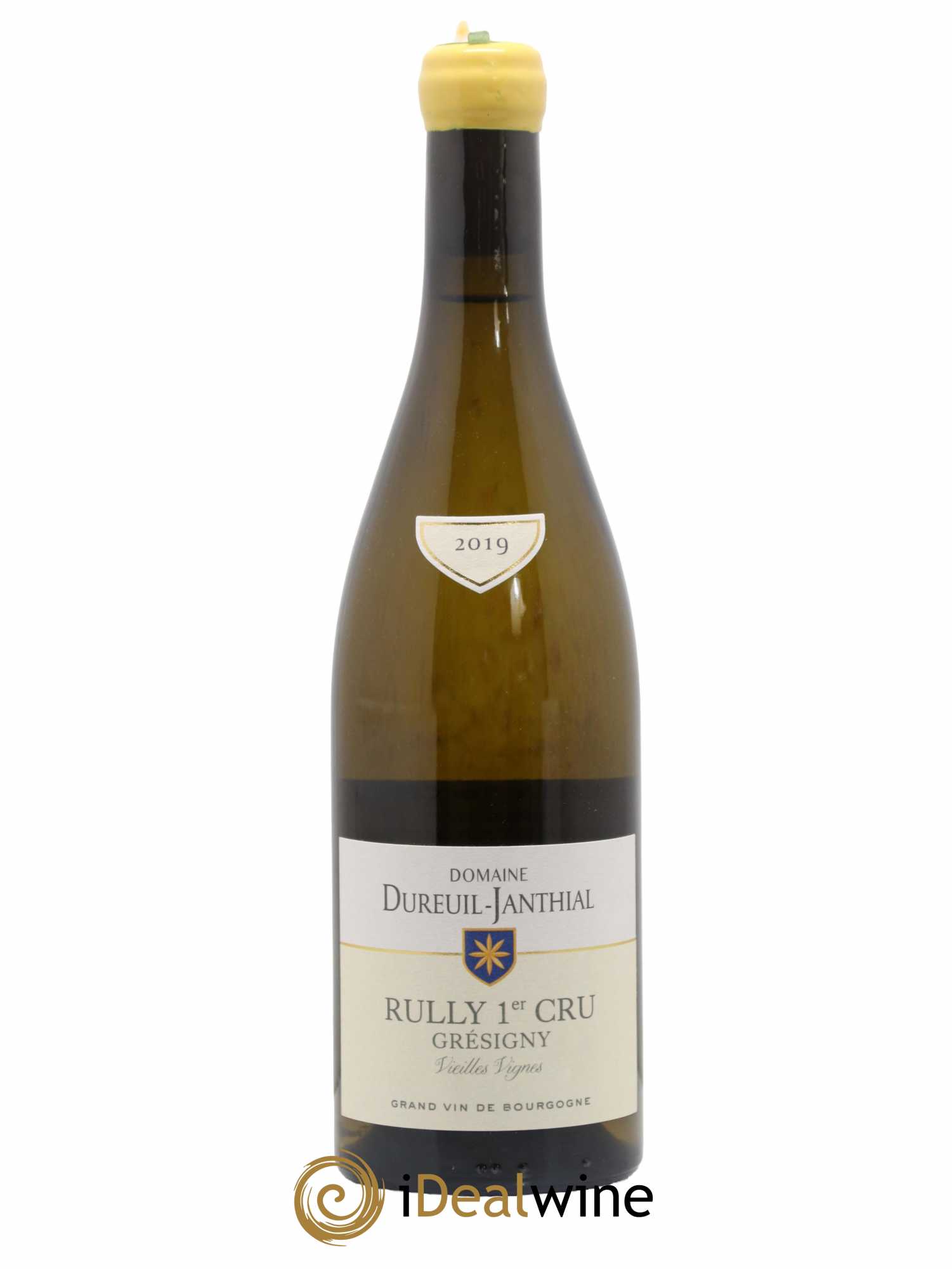 Rully 1er Cru Grésigny Vieilles Vignes Vincent Dureuil-Janthial 2019 - Lot de 1 bouteille - 0