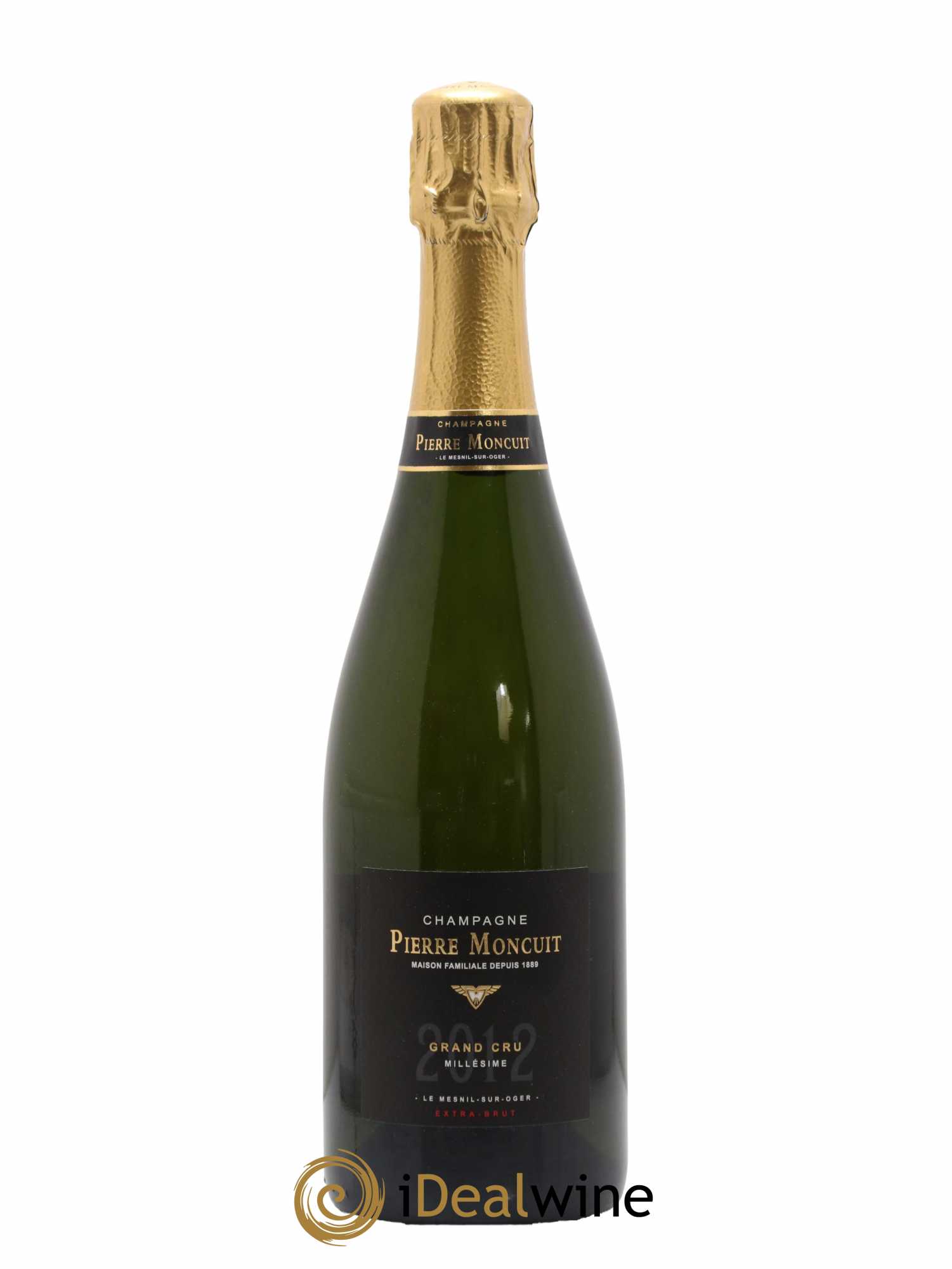 Blanc de Blancs Grand Cru Extra-Brut Millésimé Pierre Moncuit 2012 - Lot of 1 bottle - 0
