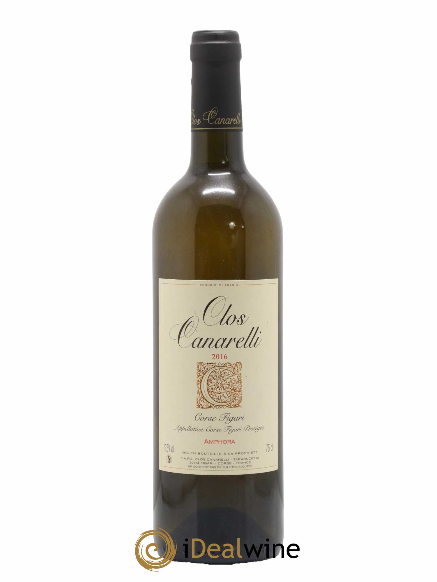 Figari Amphora Clos Canarelli 2016 - Lot de 1 bouteille - 0