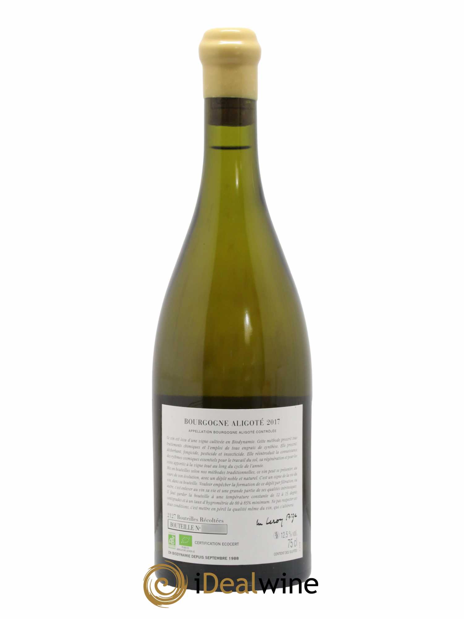 Bourgogne Aligoté Sous Chatelet d'Auvenay (Domaine) 2017 - Lot de 1 bouteille - 1