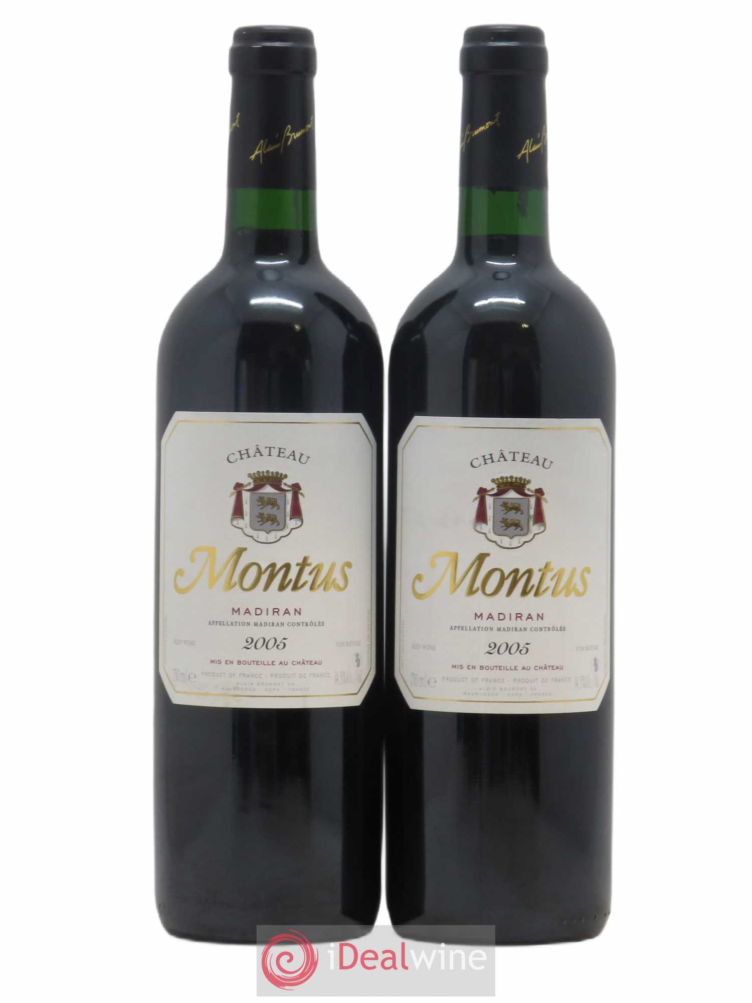 Madiran Château Montus Alain Brumont 2005 - Lot de 2 bouteilles - 0