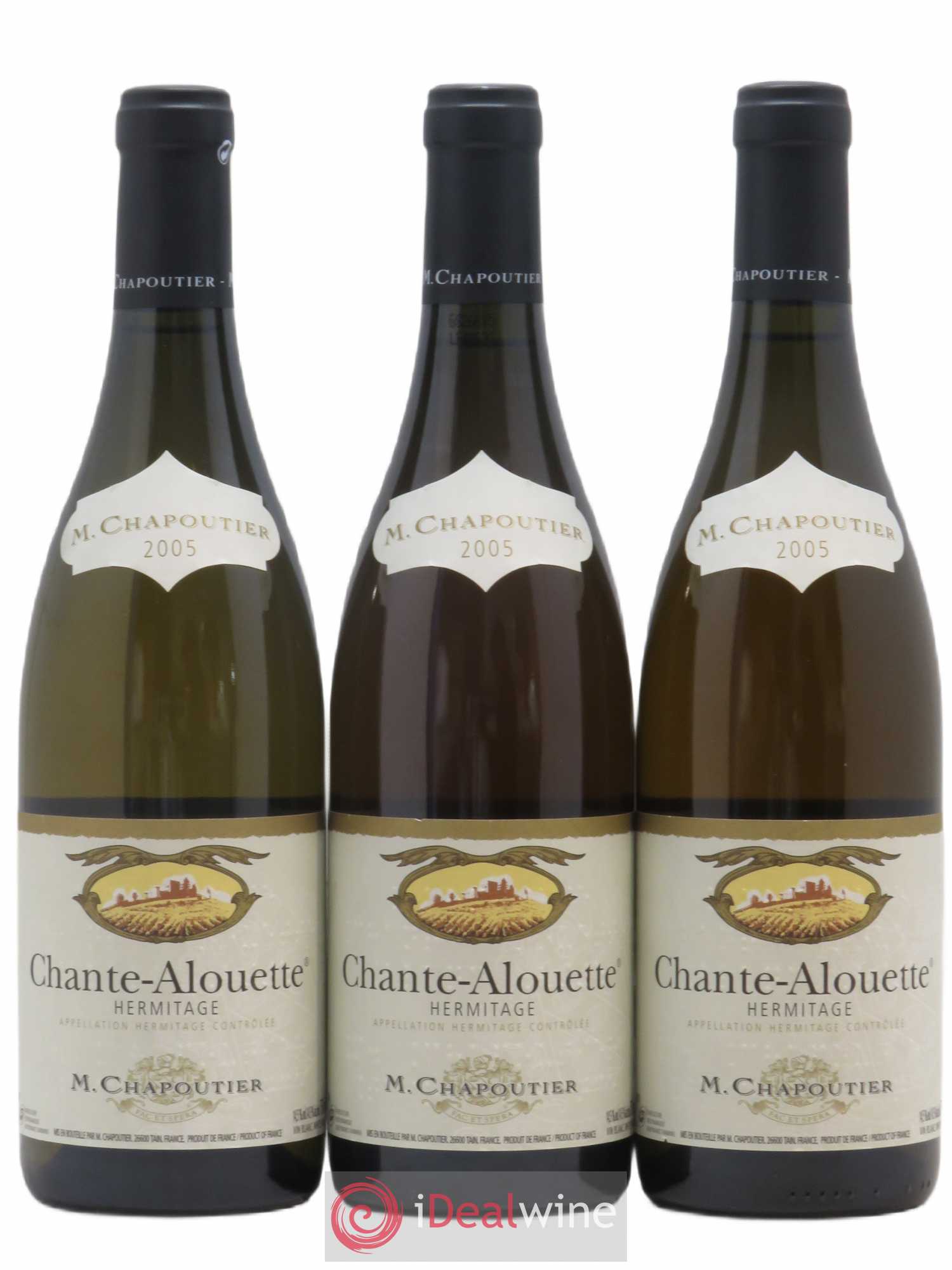 Hermitage Chante Alouette Chapoutier 2005 - Lot de 3 bouteilles - 0