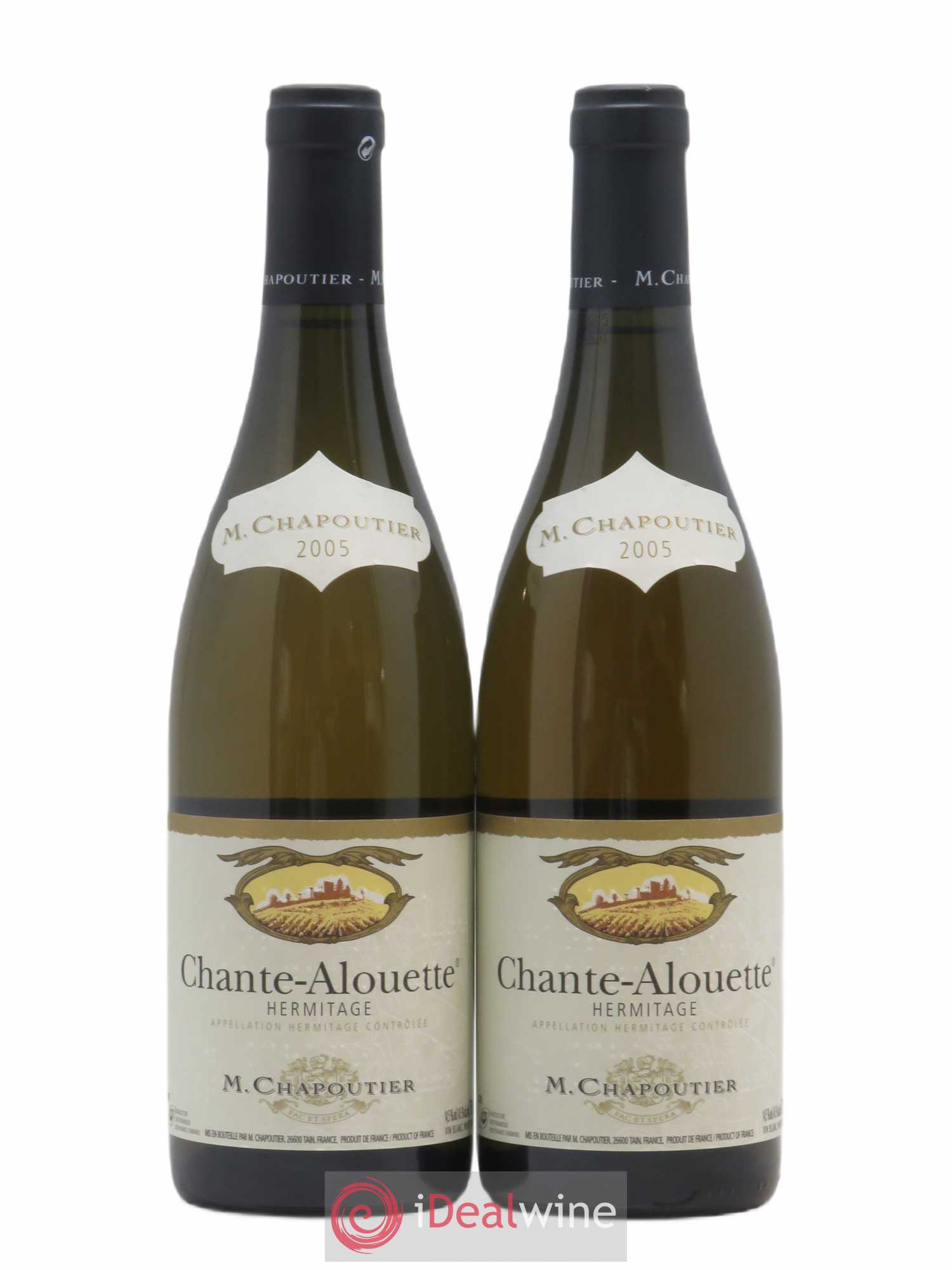 Hermitage Chante Alouette Chapoutier 2005 - Lot de 2 bouteilles - 0
