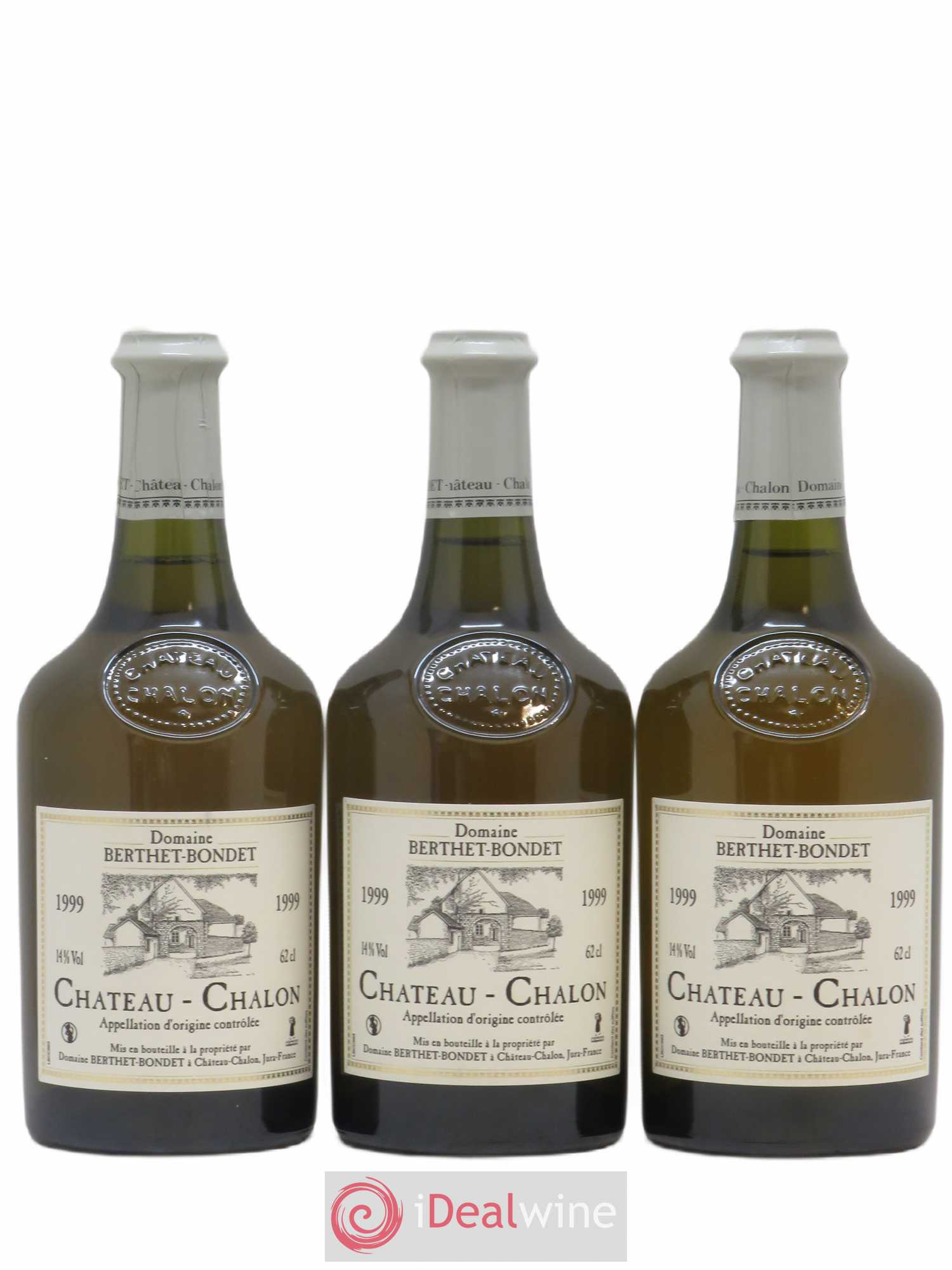 Château-Chalon Berthet-Bondet 1999 - Lot de 3 bouteilles - 0