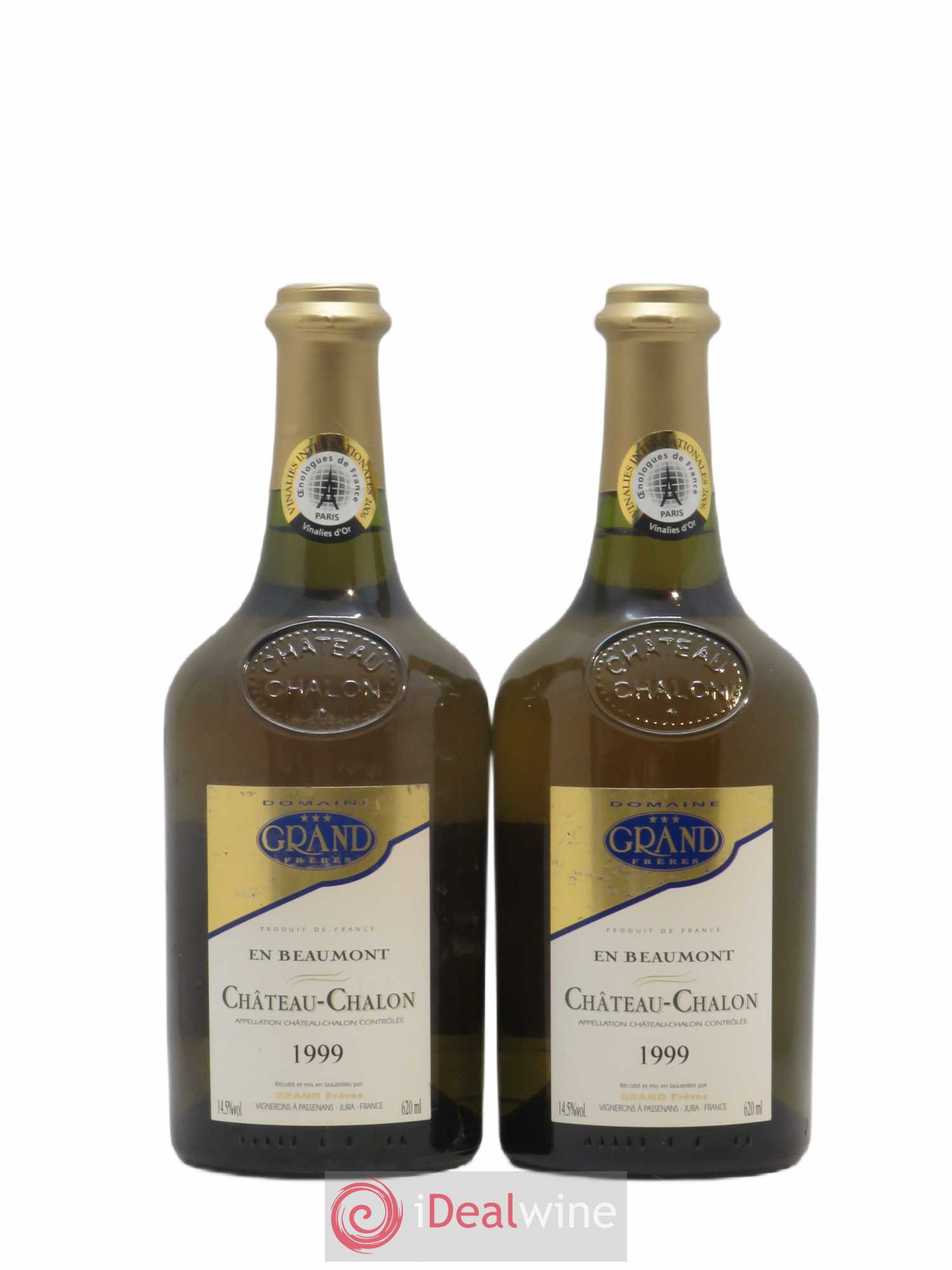 Château-Chalon En Beaumont Domaine Grand Frères 1999 - Posten von 2 Flaschen - 0