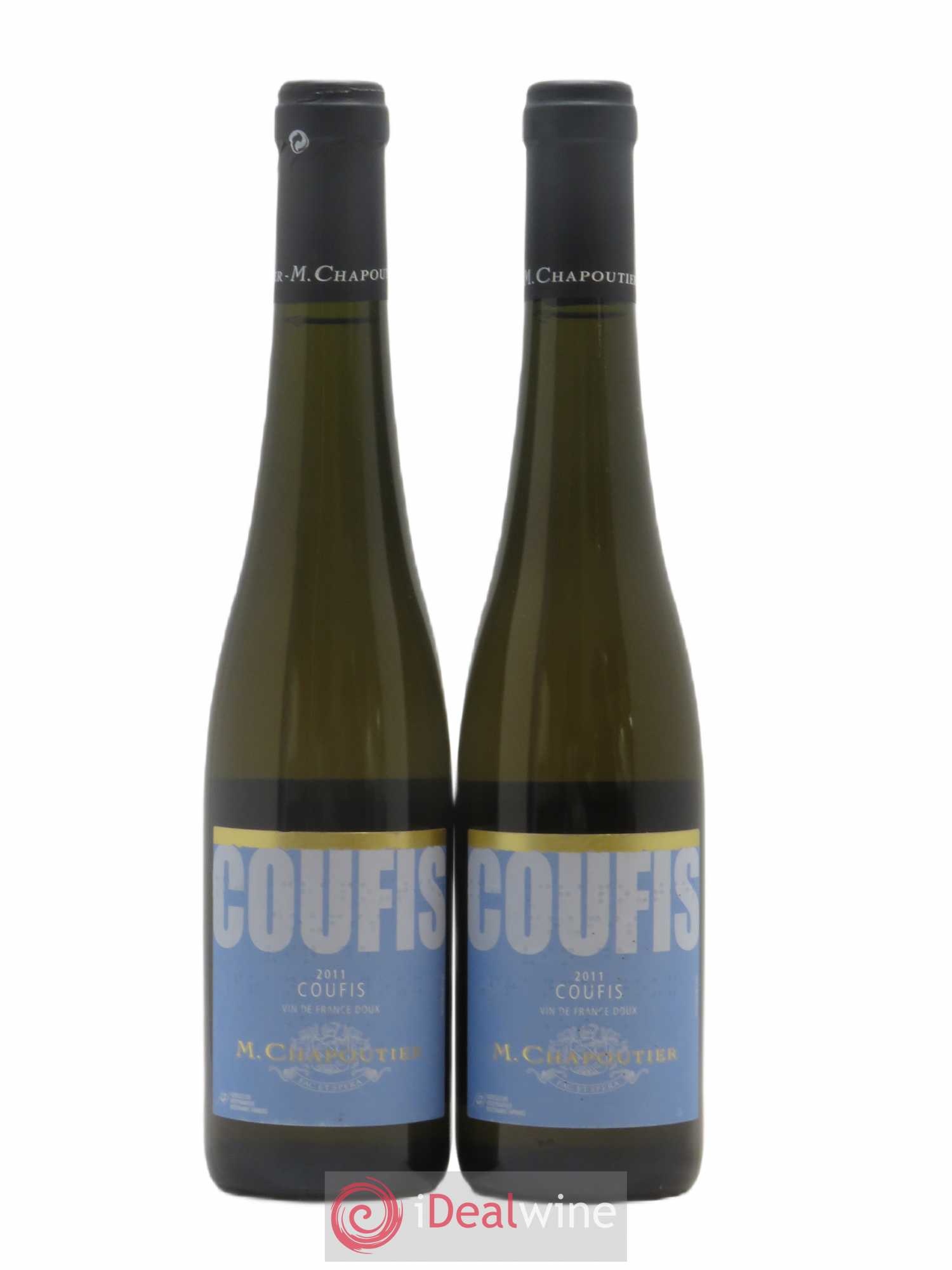 Vin de France Les Coufis Chapoutier 2011 - Posten von 2 Demi-Flaschen - 0