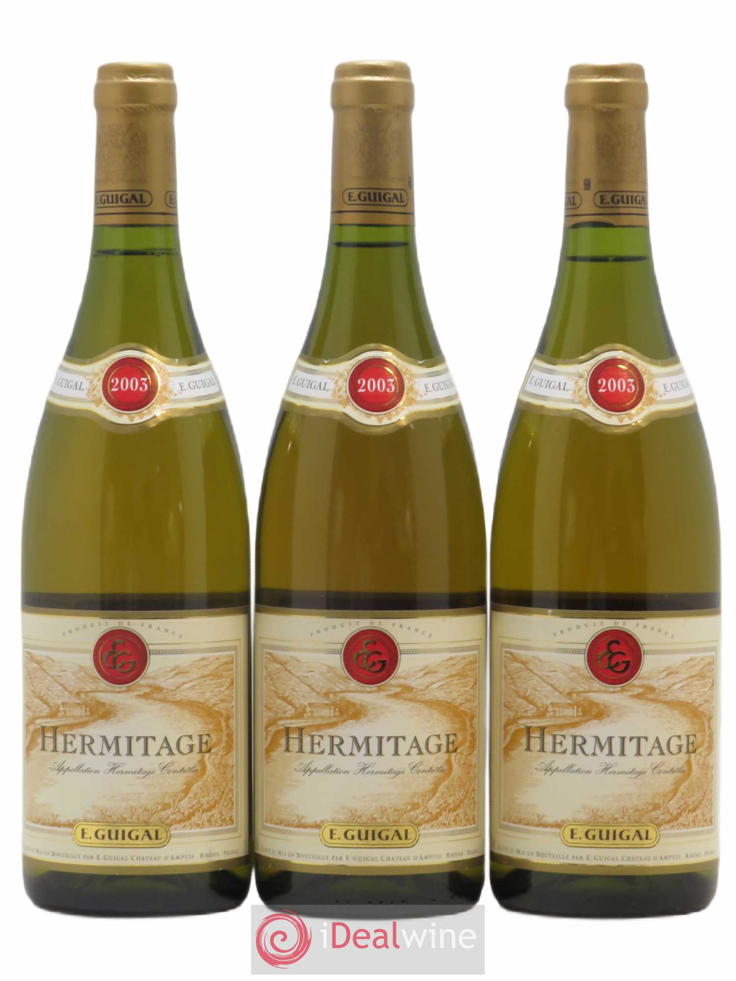 Hermitage Guigal 2003 - Lot de 3 bouteilles - 0