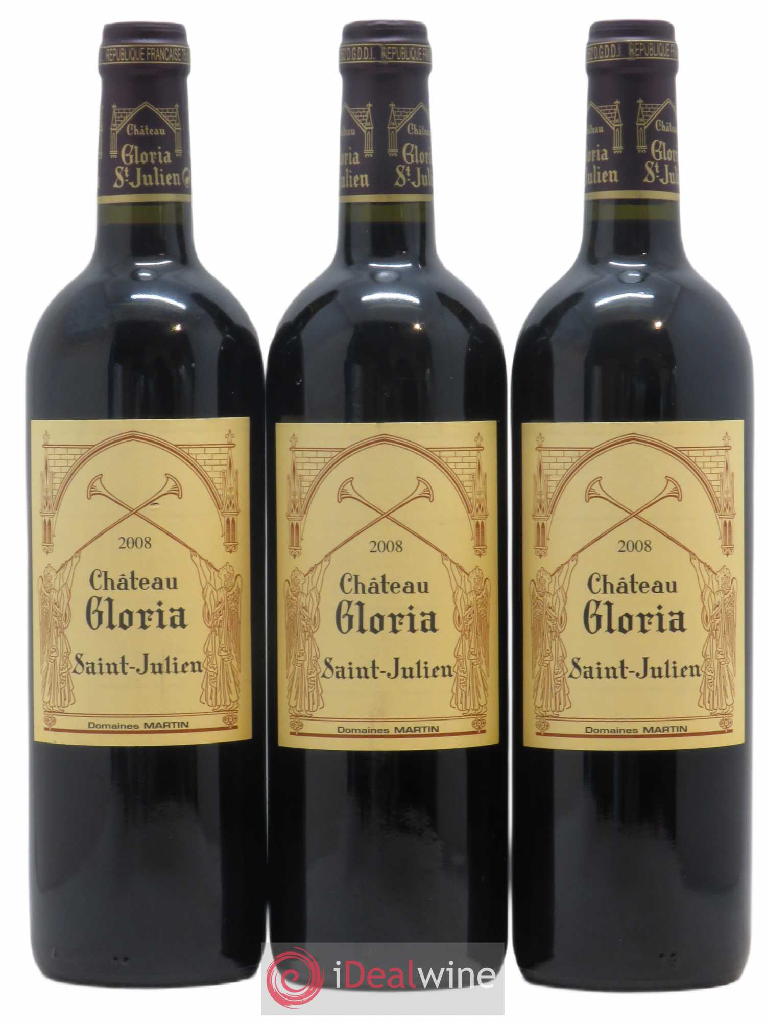 Château Gloria 2008 - Posten von 3 Flaschen - 0