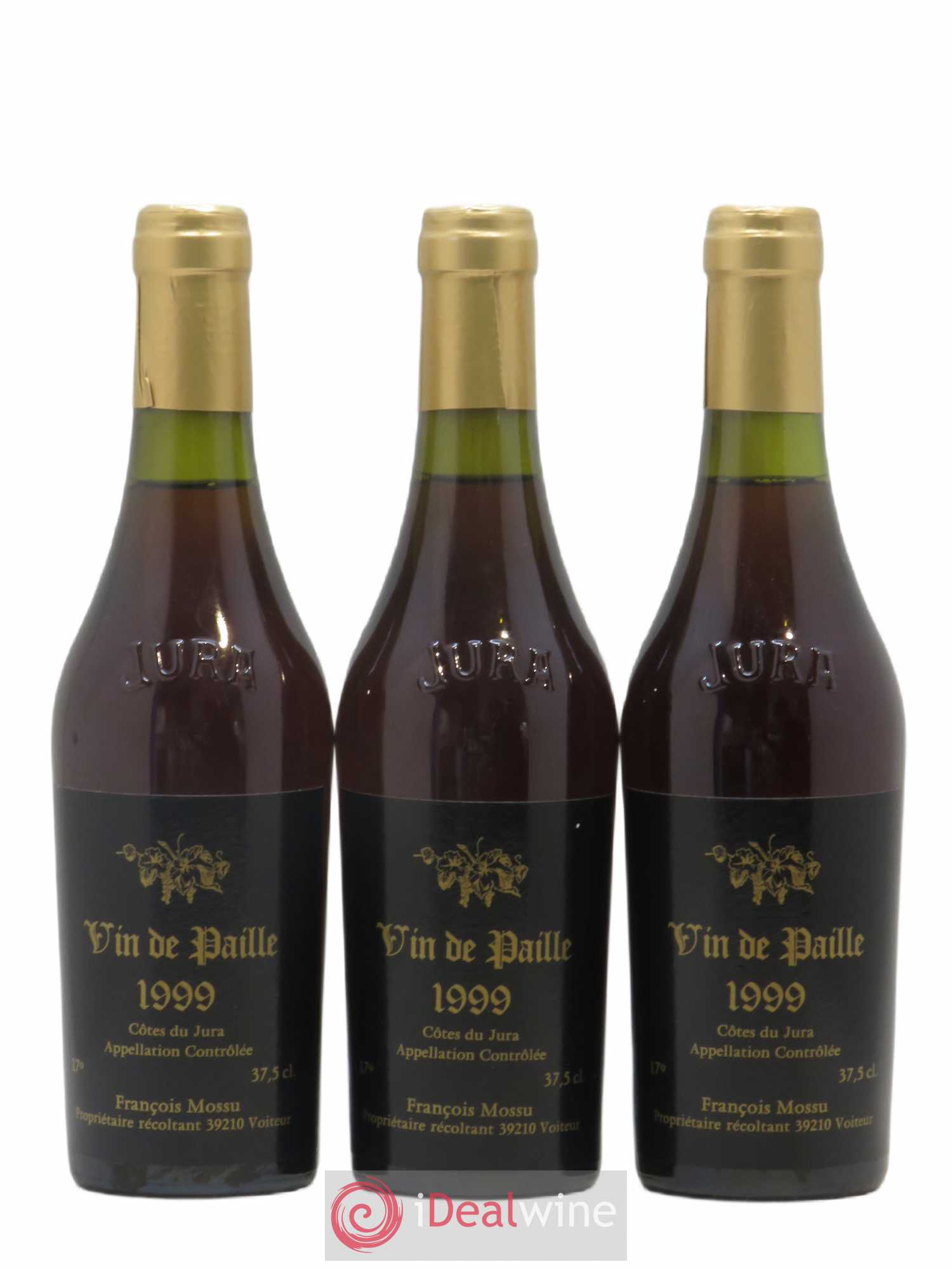 Côtes du Jura Vin de Paille 1999 - Posten von 3 Demi-Flaschen - 0
