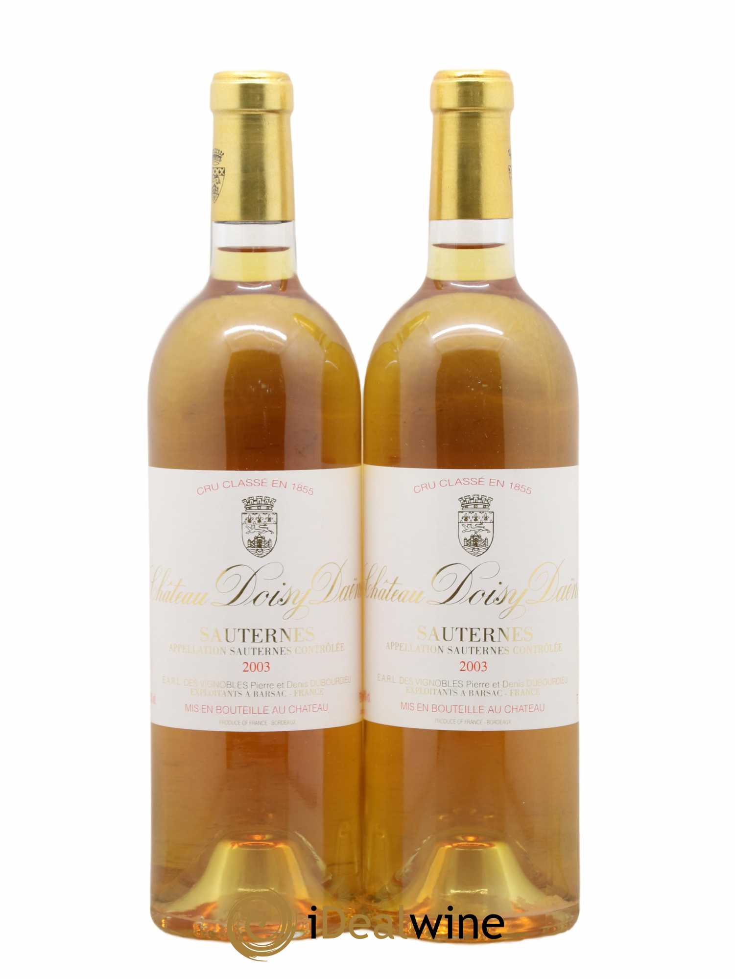 Château Doisy Daëne 2ème Grand Cru Classé 2003 - Lotto di 2 bottiglie - 0