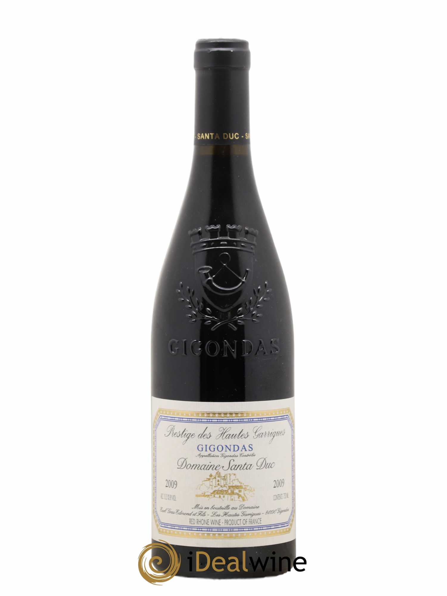Gigondas Santa Duc (Domaine) Hautes Garrigues Famille Gras 2009 - Lot de 1 bouteille - 0