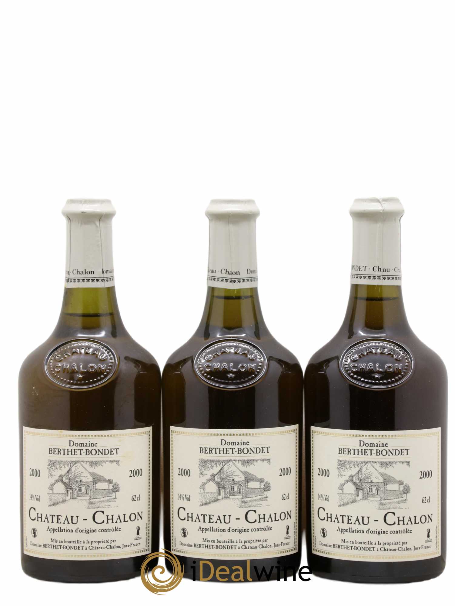 Château-Chalon Berthet-Bondet 2000 - Lot de 3 bouteilles - 0