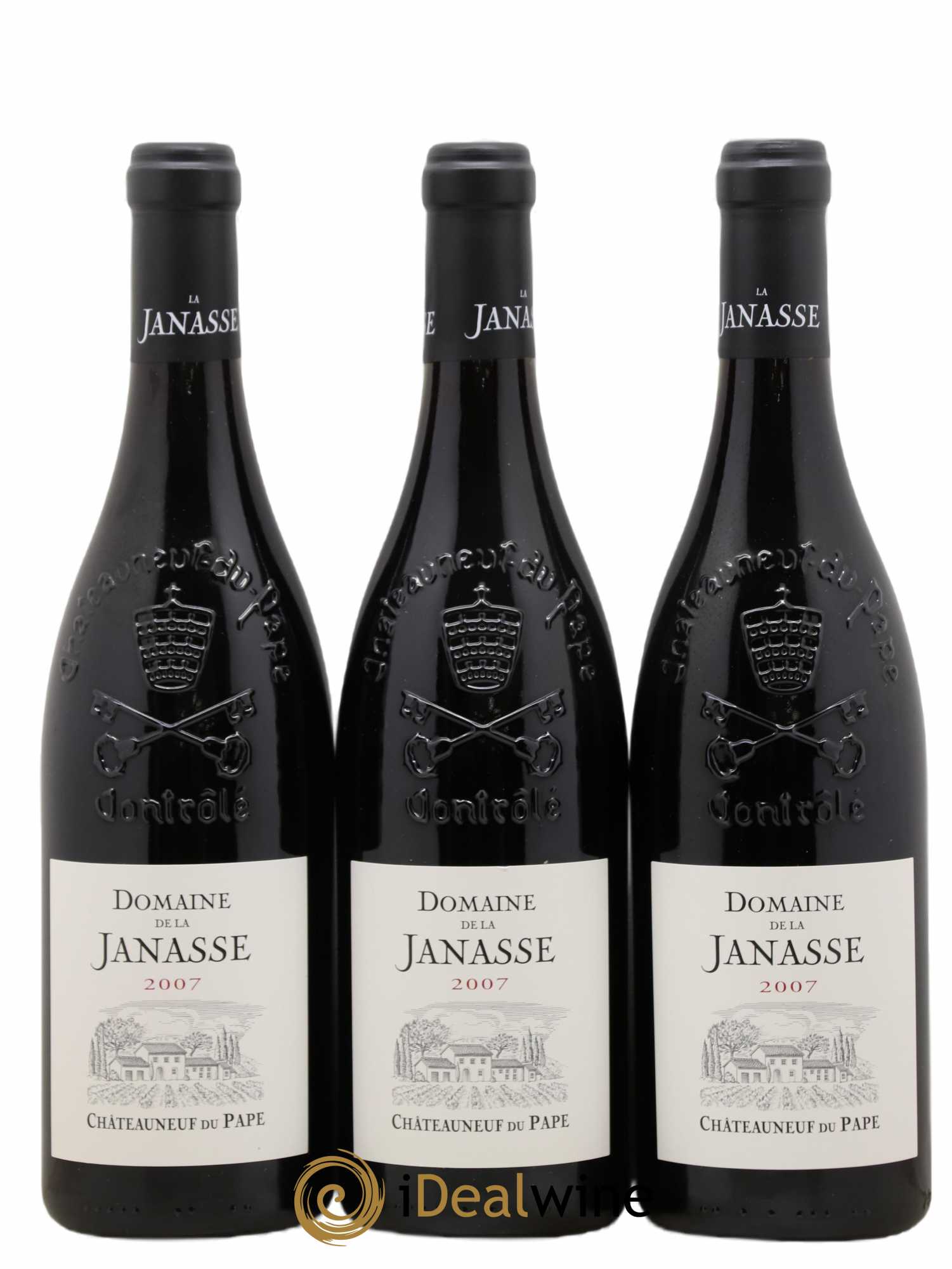 Châteauneuf-du-Pape La Janasse (Domaine de) 2007 - Lot de 3 bouteilles - 0