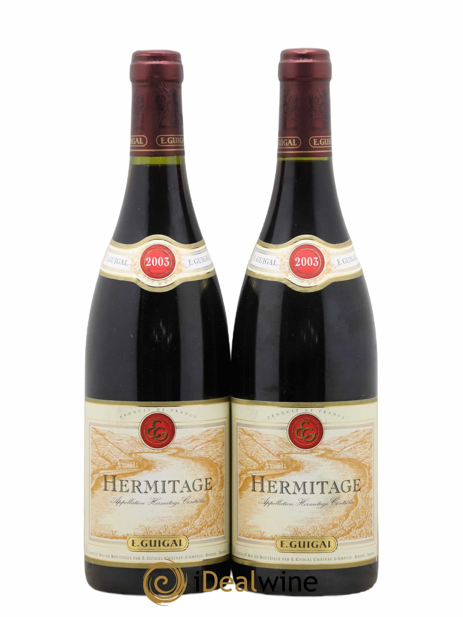 Hermitage Guigal 2003 - Lot de 2 bouteilles - 0