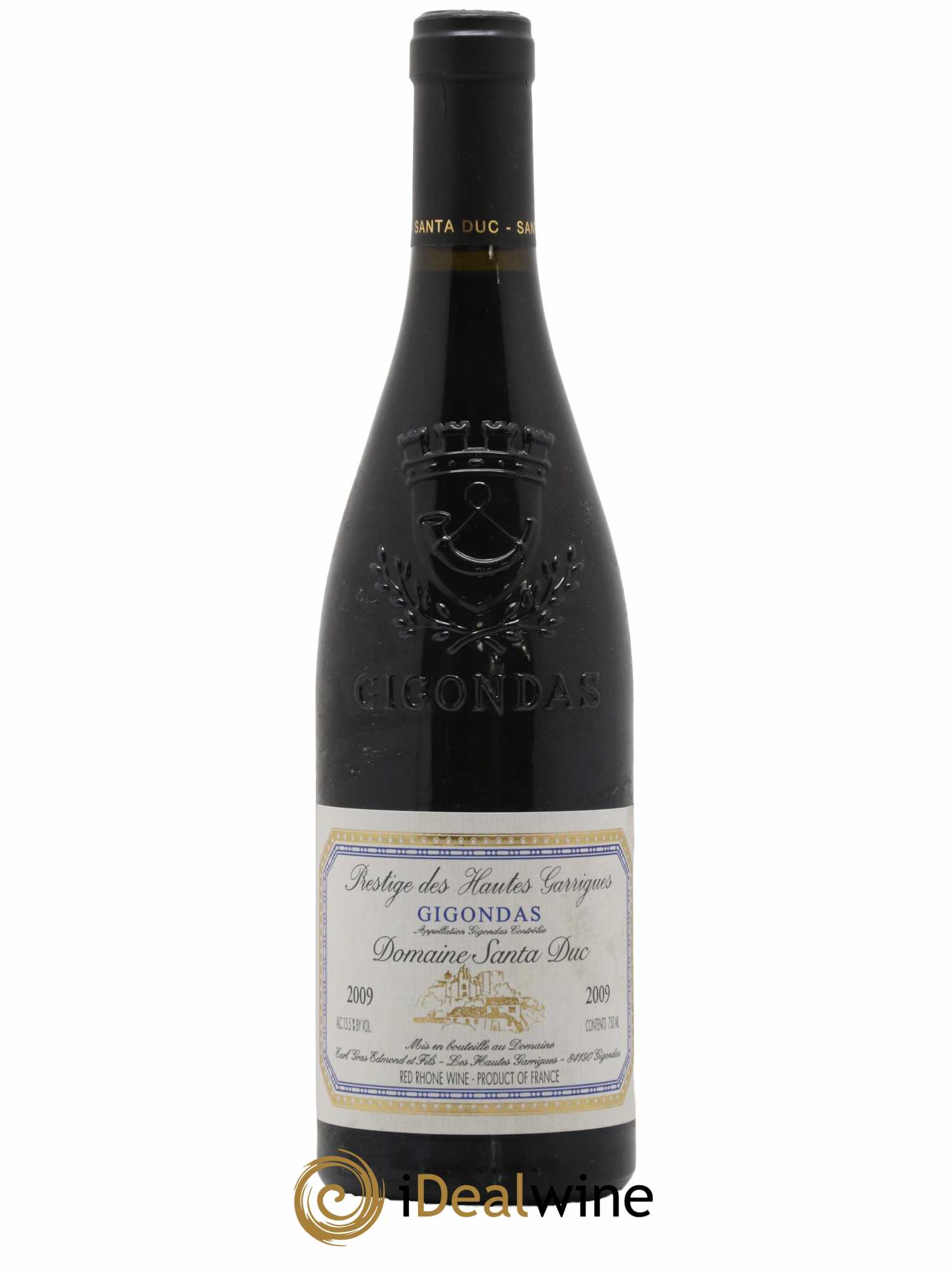 Gigondas Santa Duc (Domaine) Hautes Garrigues Famille Gras 2009 - Lotto di 1 bottiglia - 0