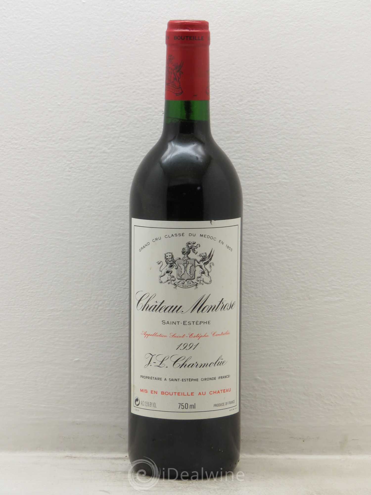Château Montrose 2ème Grand Cru Classé 1991 - Lot de 1 bouteille - 0