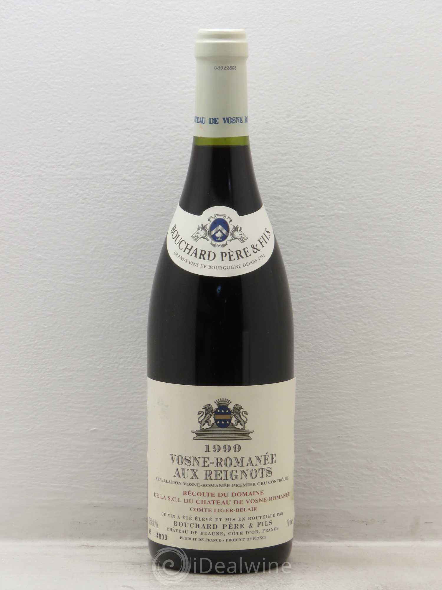 Vosne-Romanée 1er Cru Aux Reignots Ch. de Vosne-Romanée Comte Liger-Belair (Domaine du) 1999 - Lot de 6 bouteilles - 0