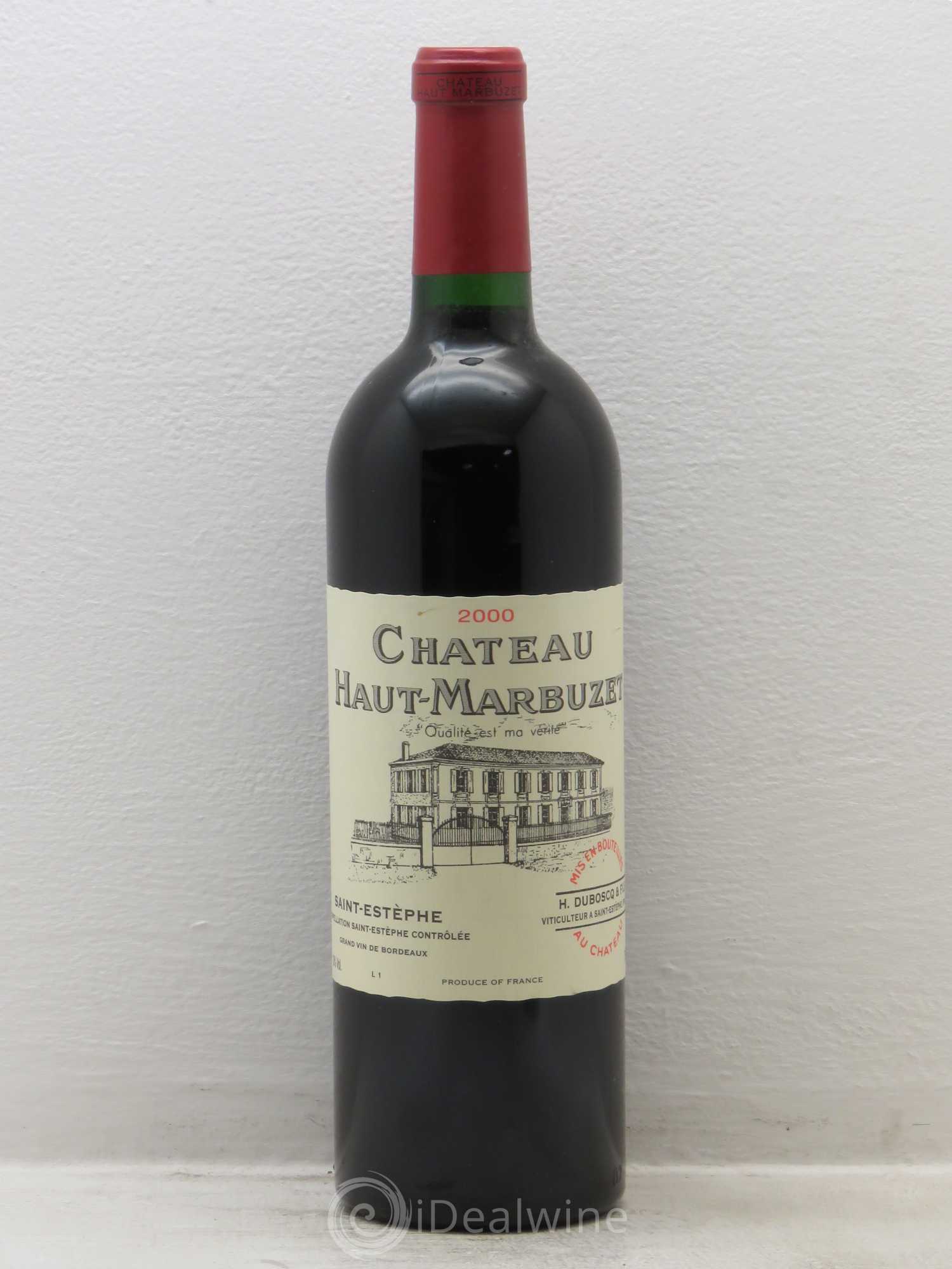 Château Haut Marbuzet 2000 - Lot de 6 bouteilles - 0
