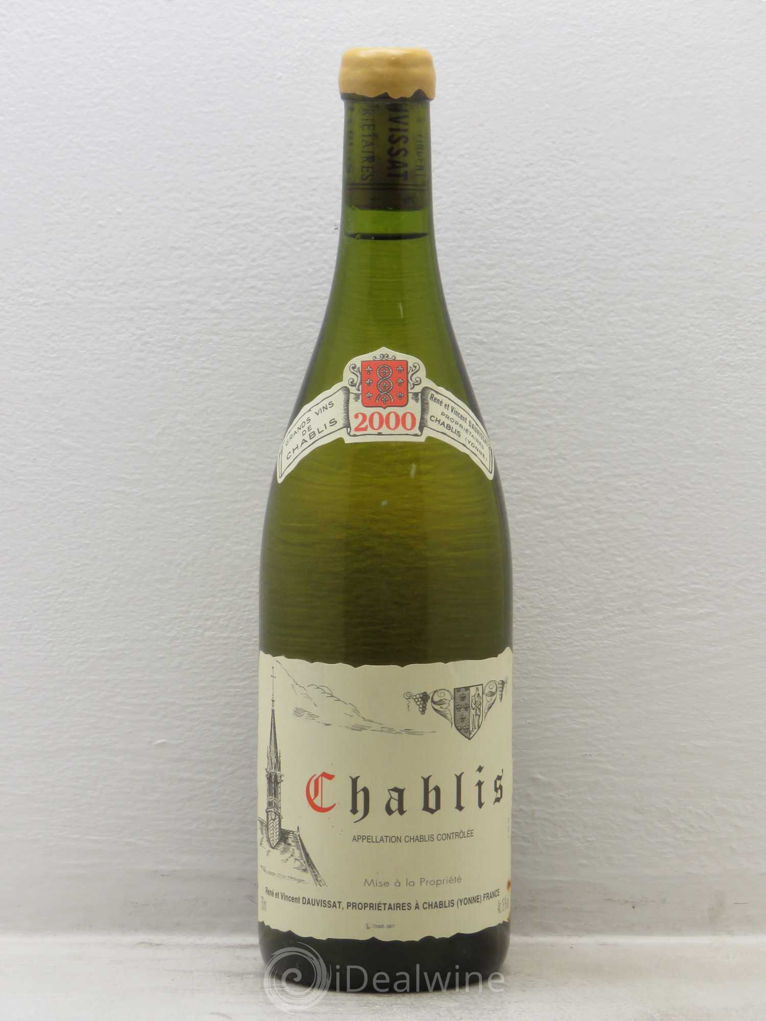 Chablis Vincent Dauvissat (Domaine) 2000 - Lot de 1 bouteille - 0