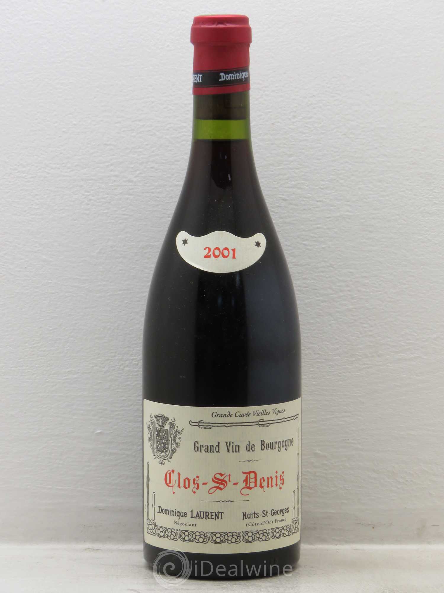 Clos Saint-Denis Grand Cru Dominique Laurent 2001 - Posten von 1 Flasche - 0
