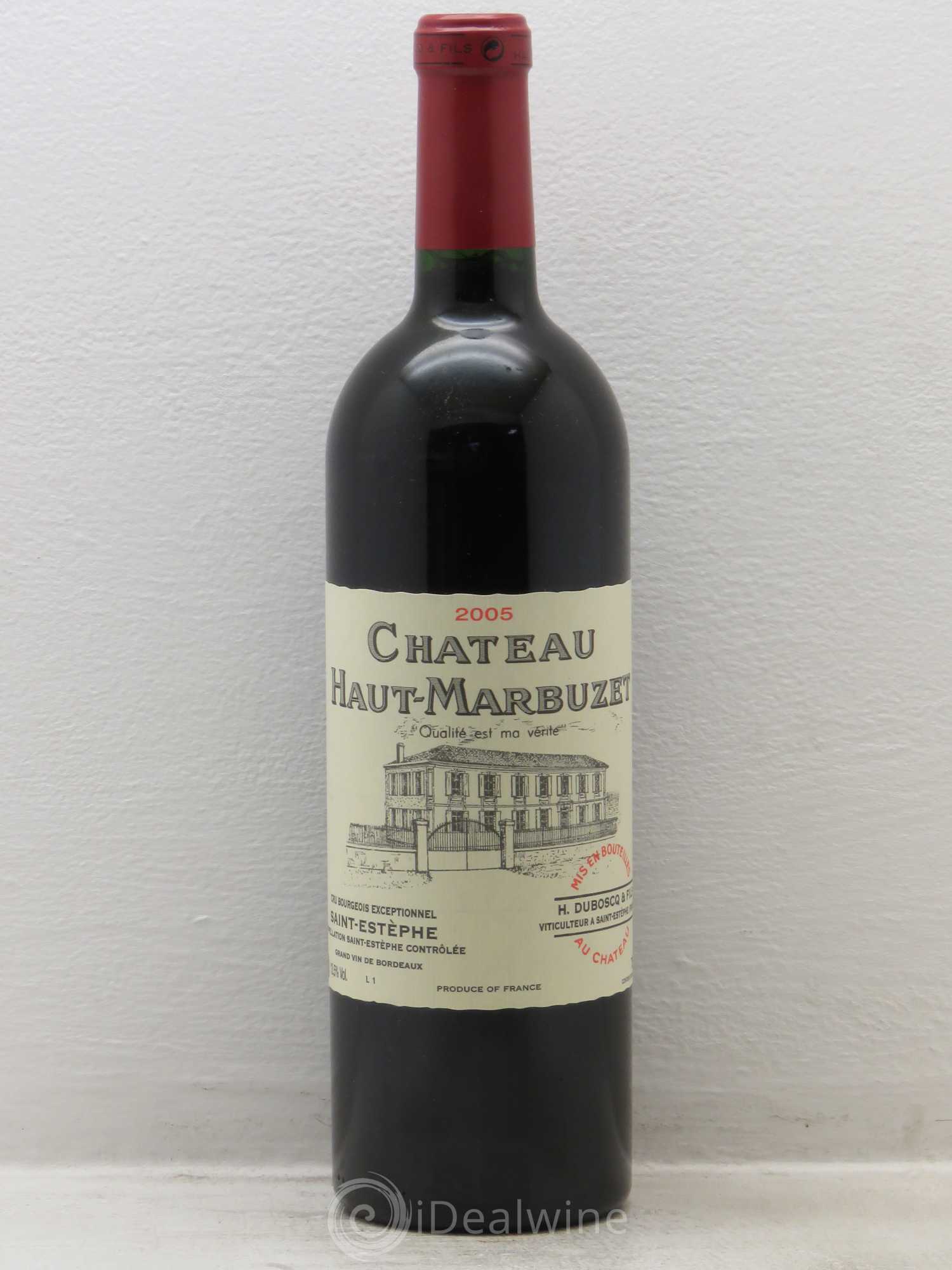 Château Haut Marbuzet 2005 - Lot de 6 bouteilles - 0