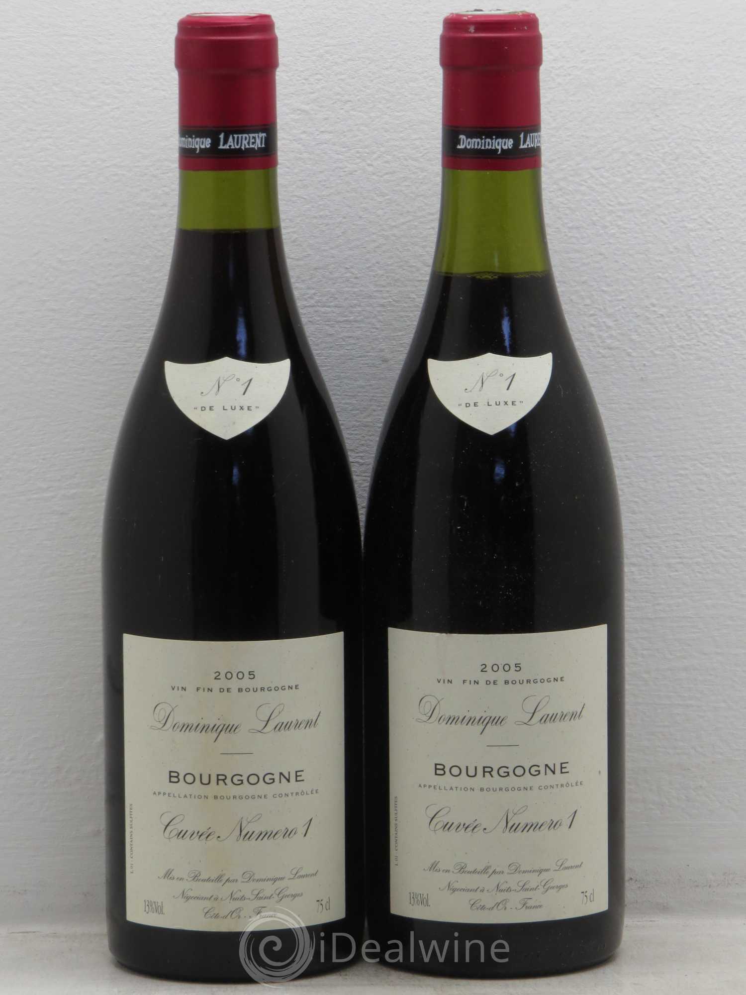 Bourgogne N°1 de luxe Dominique Laurent 2005 - Posten von 2 Flaschen - 0