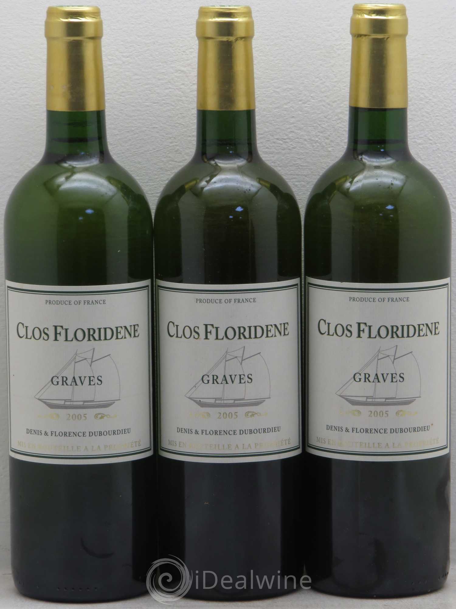 Clos Floridène 2005 - Lot de 3 bouteilles - 0