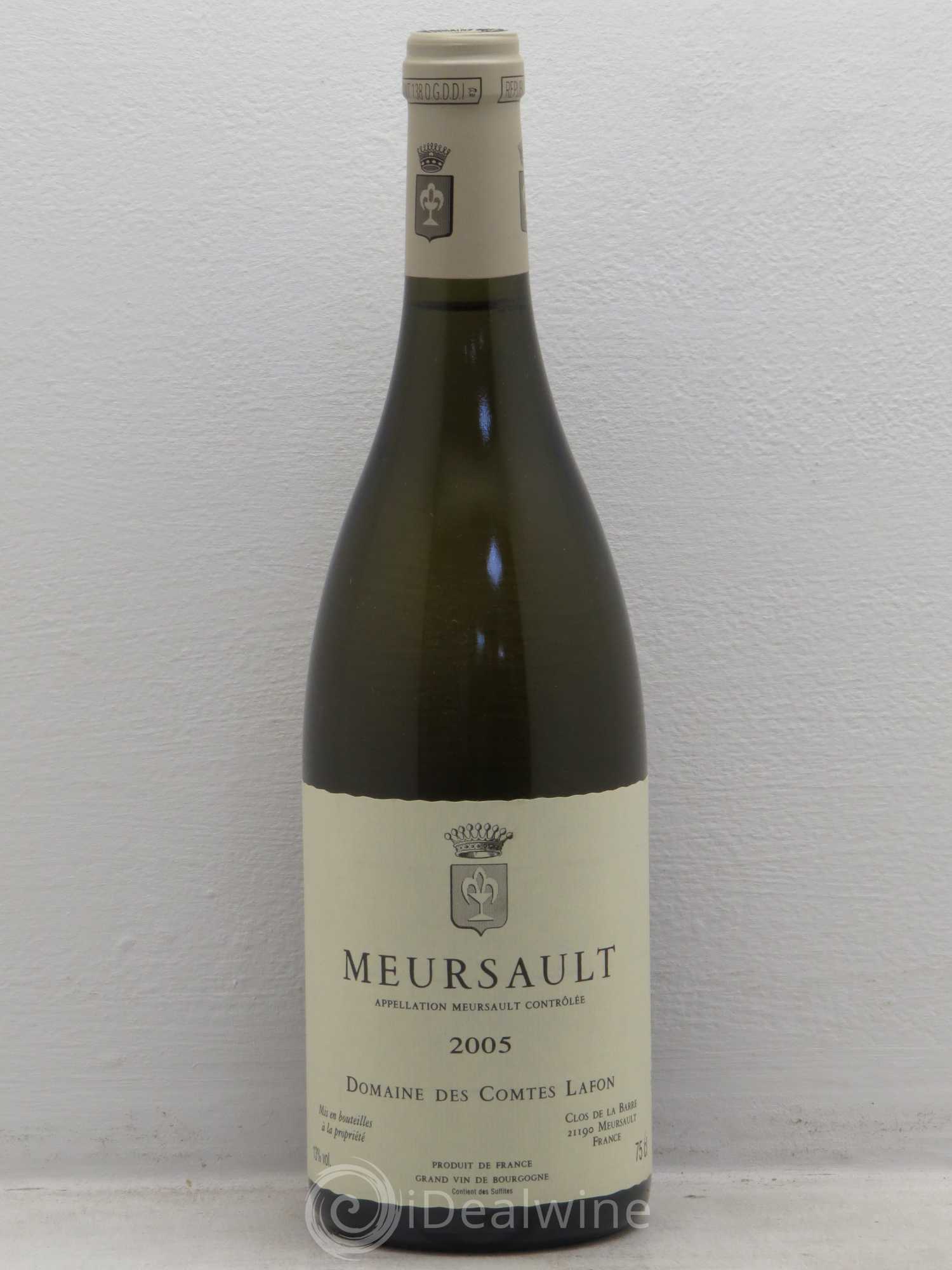 Meursault Comtes Lafon (Domaine des) 2005 - Lot de 1 bouteille - 0
