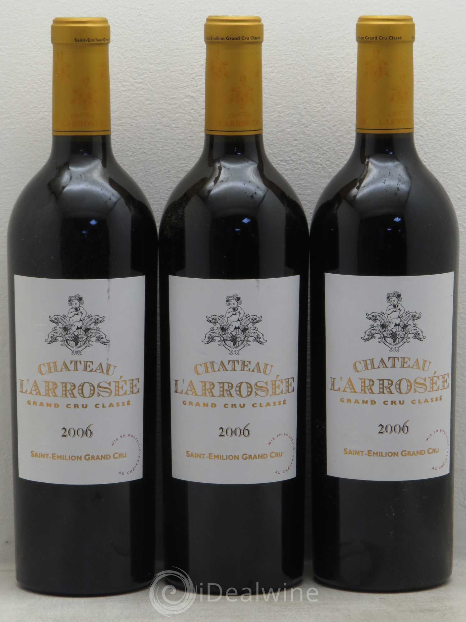 Château l' Arrosée Grand Cru Classé 2006 - Lot de 3 bouteilles - 0