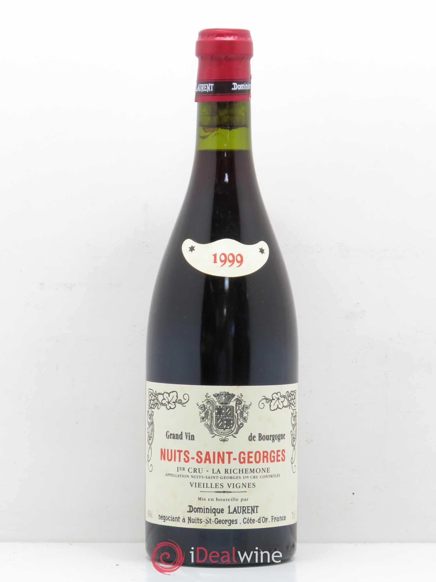 Nuits-Saint-Georges 1er Cru La Richemone vieilles vignes Dominique Laurent 1999 - Posten von 1 Flasche - 0