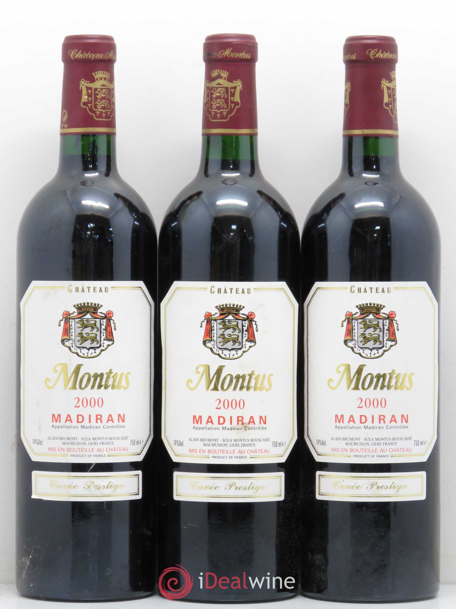 Madiran Château Montus-Prestige Alain Brumont 2000 - Lot de 6 bouteilles - 2