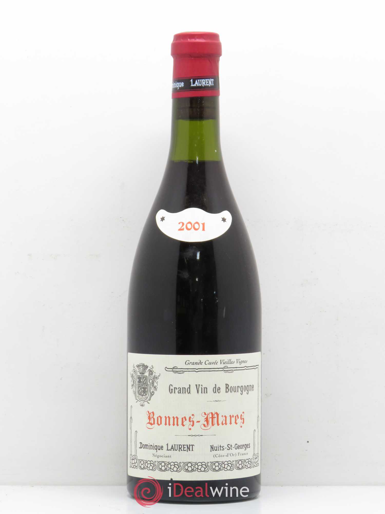 Bonnes-Mares Grand Cru Dominique Laurent Grande cuvée vieilles vignes 2001 - Posten von 1 Flasche - 0