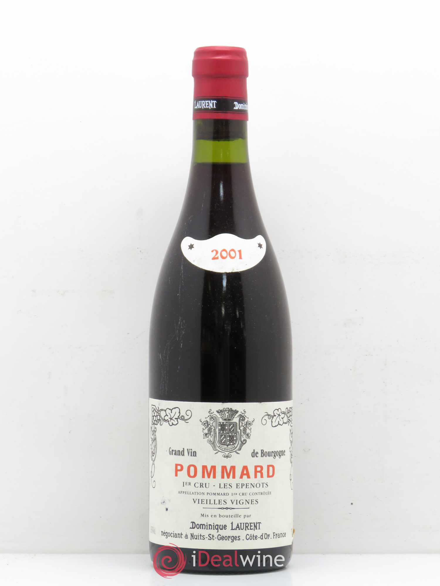 Pommard 1er Cru Les Epenots Dominique Laurent Vieilles vignes 2001 - Lot de 1 bouteille - 0