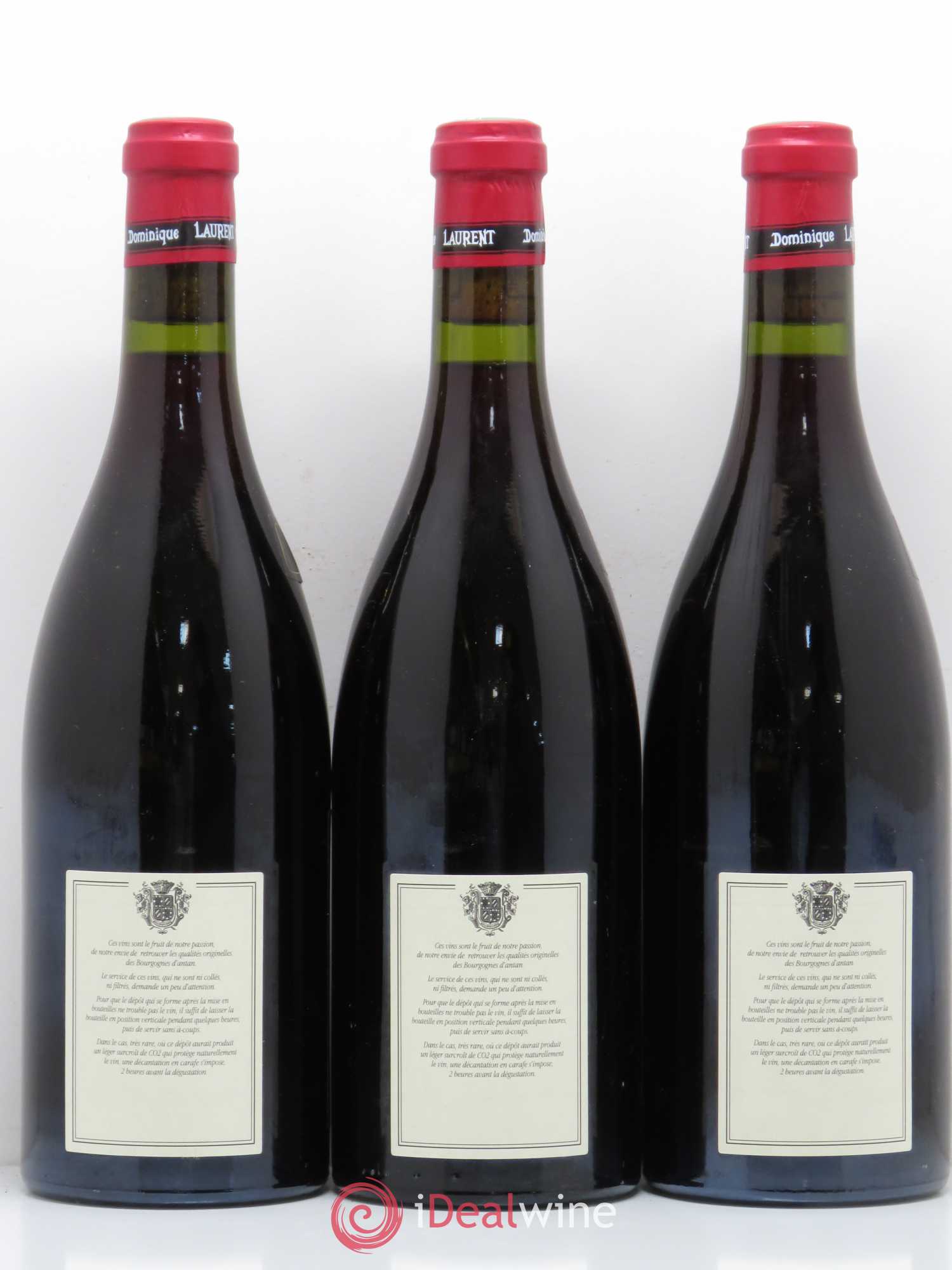 Chambolle-Musigny 1er Cru Les Amoureuses Dominique Laurent 2002 - Posten von 3 Flaschen - 1