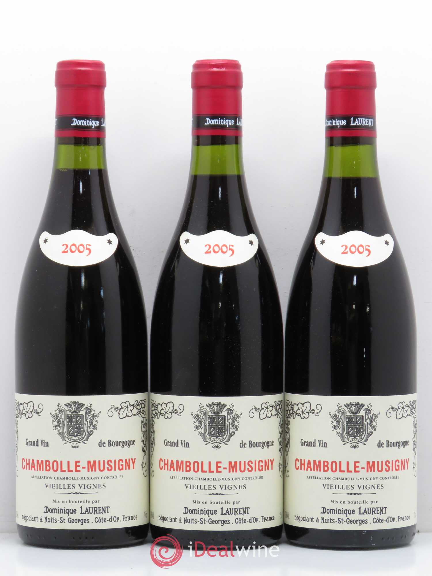 Chambolle-Musigny Dominique Laurent 2005 - Posten von 3 Flaschen - 0