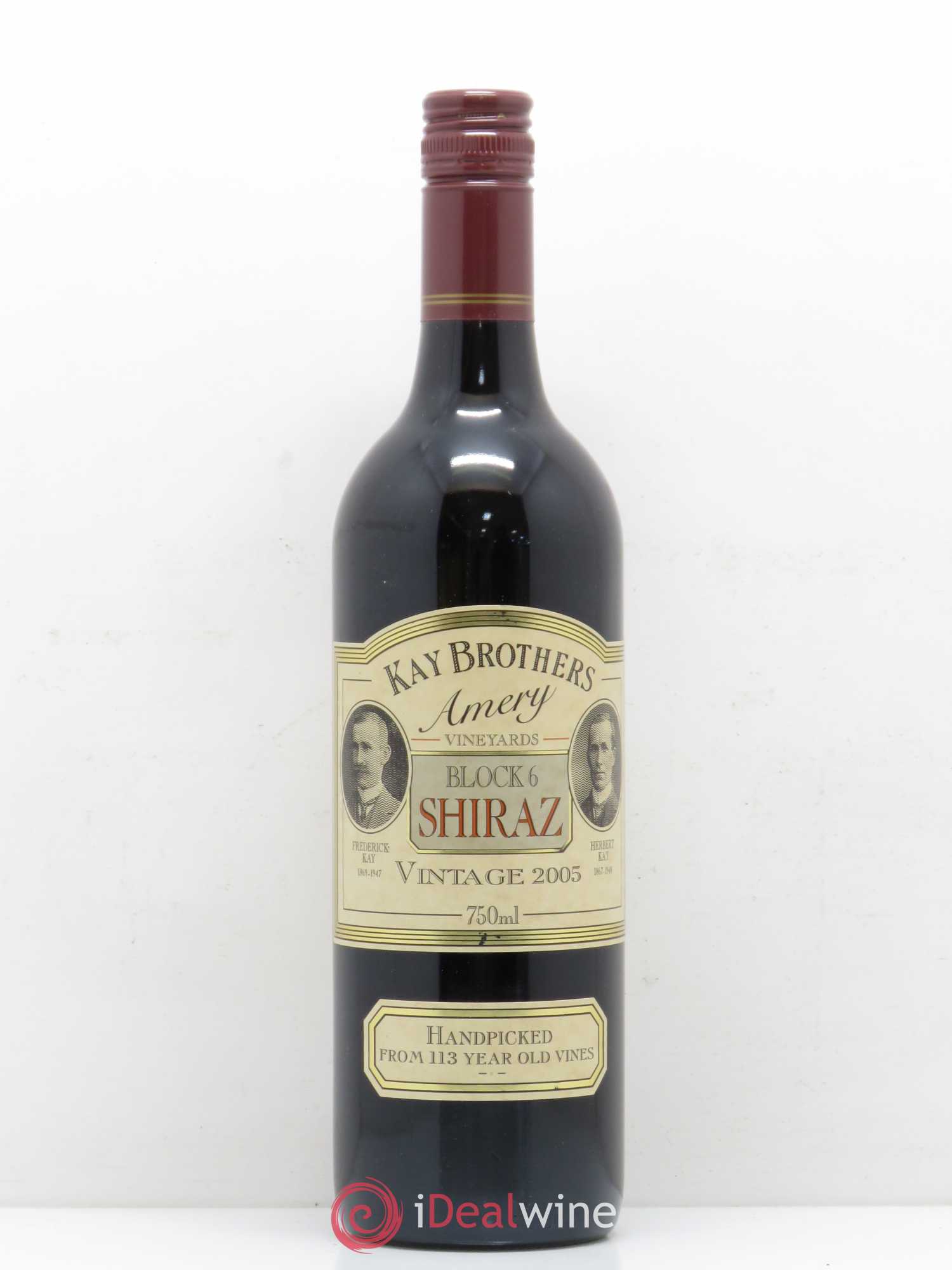 Vins Etrangers Australie Block 6 Shiraz Kay Brothers Amery Vineyards 2005 - Lotto di 1 bottiglia - 0
