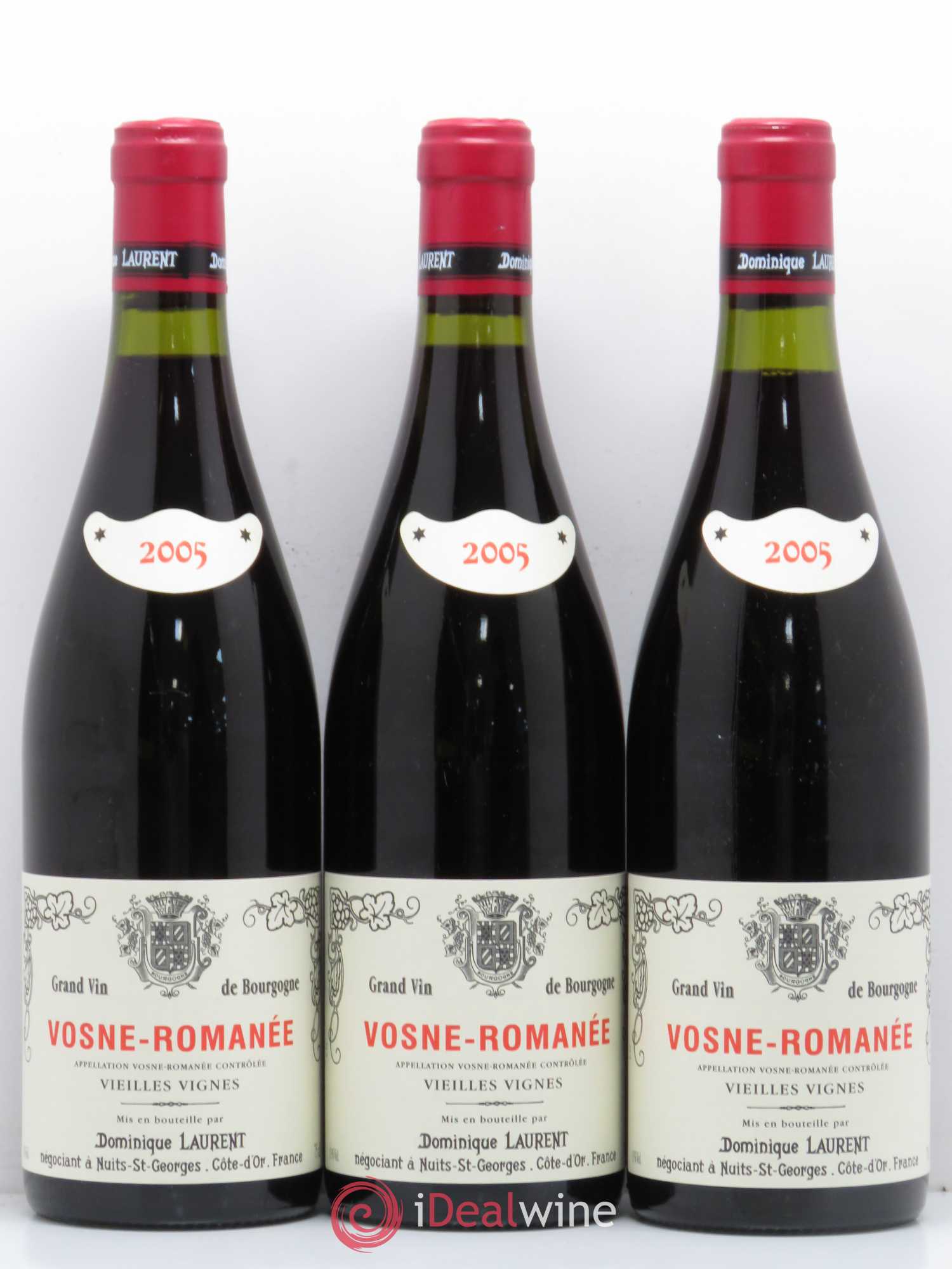 Vosne-Romanée Vieilles Vignes Dominique Laurent 2005 - Lot de 3 bouteilles - 0