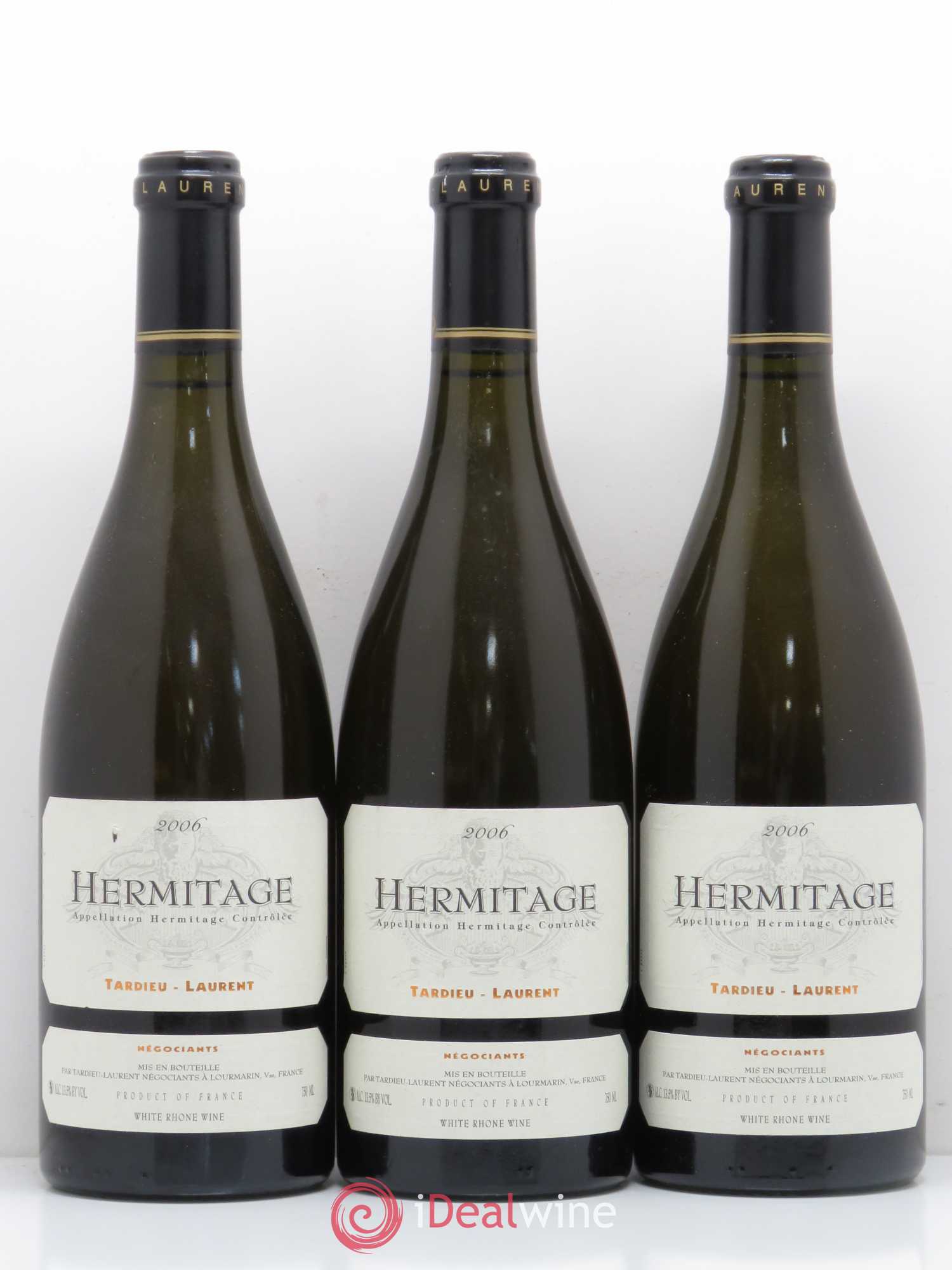 Hermitage Tardieu-Laurent Famille Tardieu 2006 - Lot de 3 bouteilles - 0