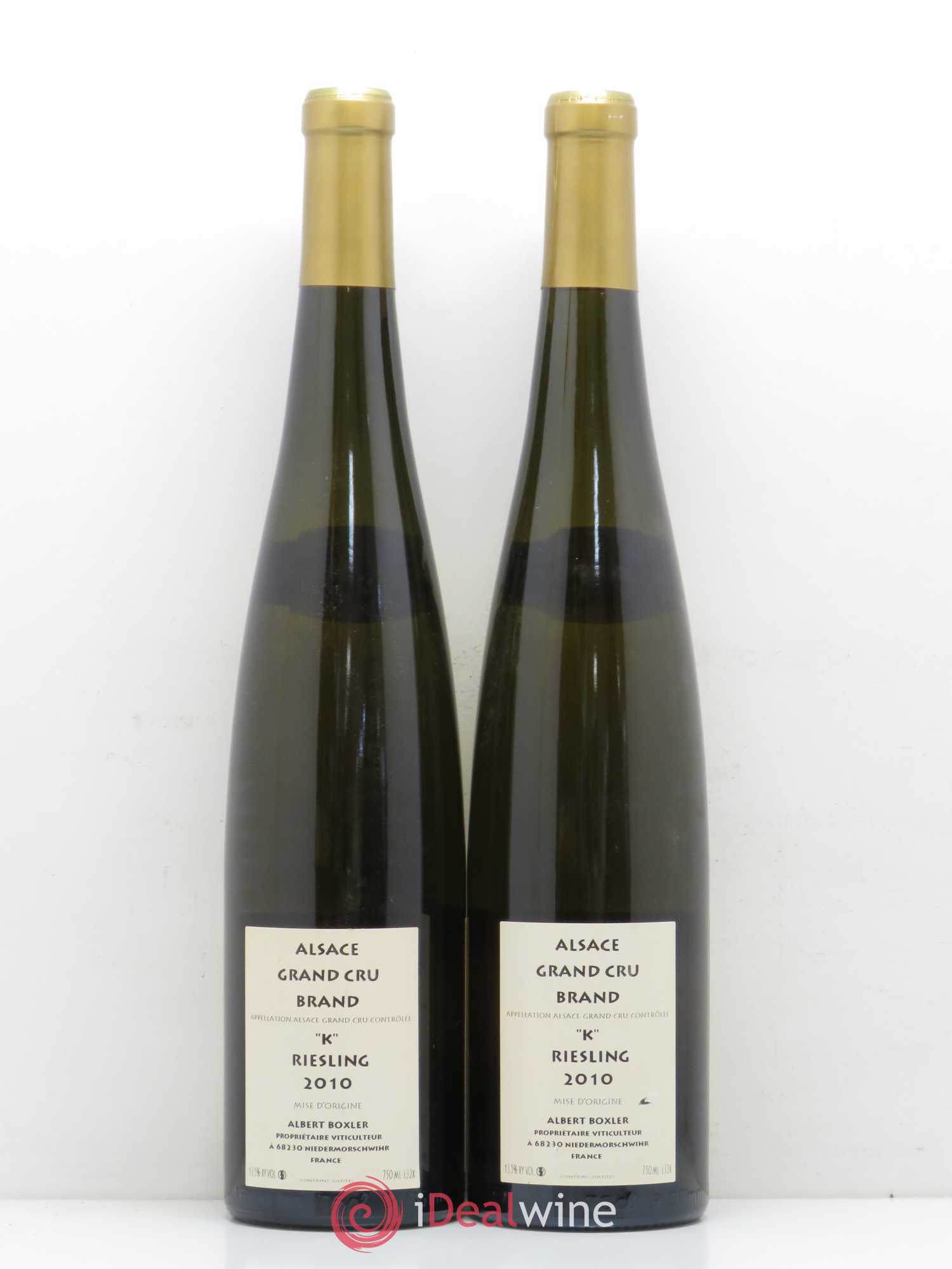Alsace Grand Cru Brand K Albert Boxler 2010 - Posten von 2 Flaschen - 1