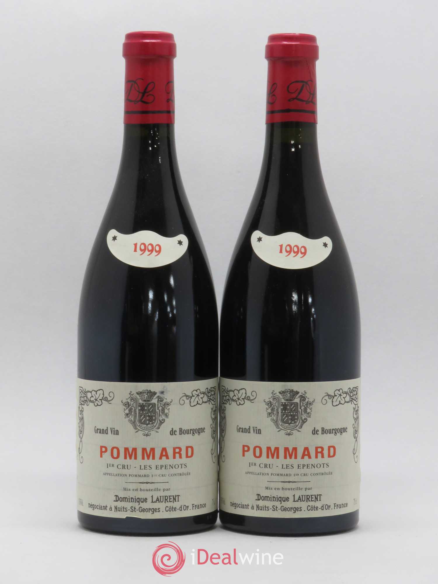 Pommard 1er Cru Les Epenots Dominique Laurent 1999 - Lot de 2 bouteilles - 0