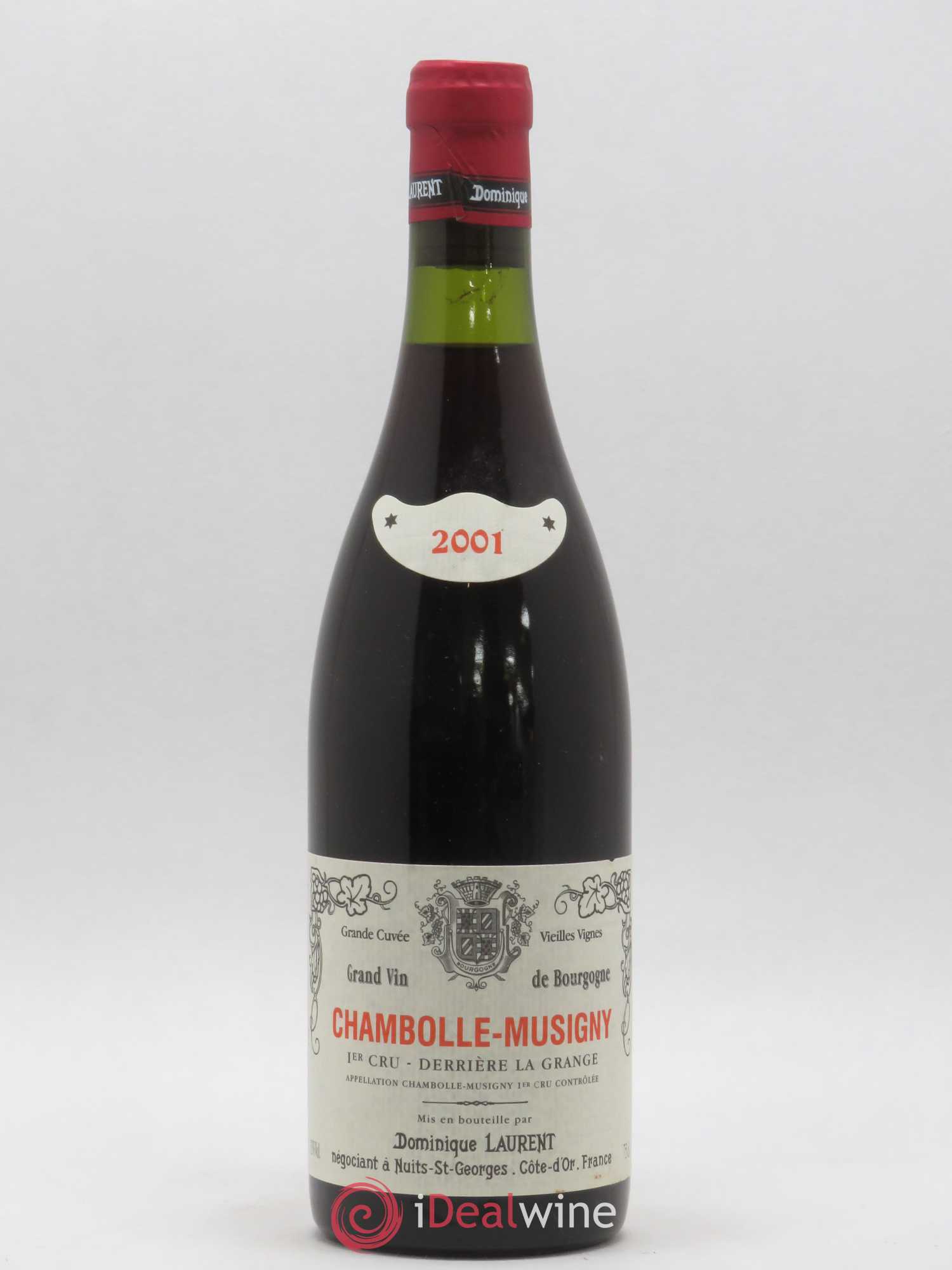 Chambolle-Musigny 1er Cru Derrière La Grange Vieilles Vignes Dominique Laurent 2001 - Lot de 1 bouteille - 0
