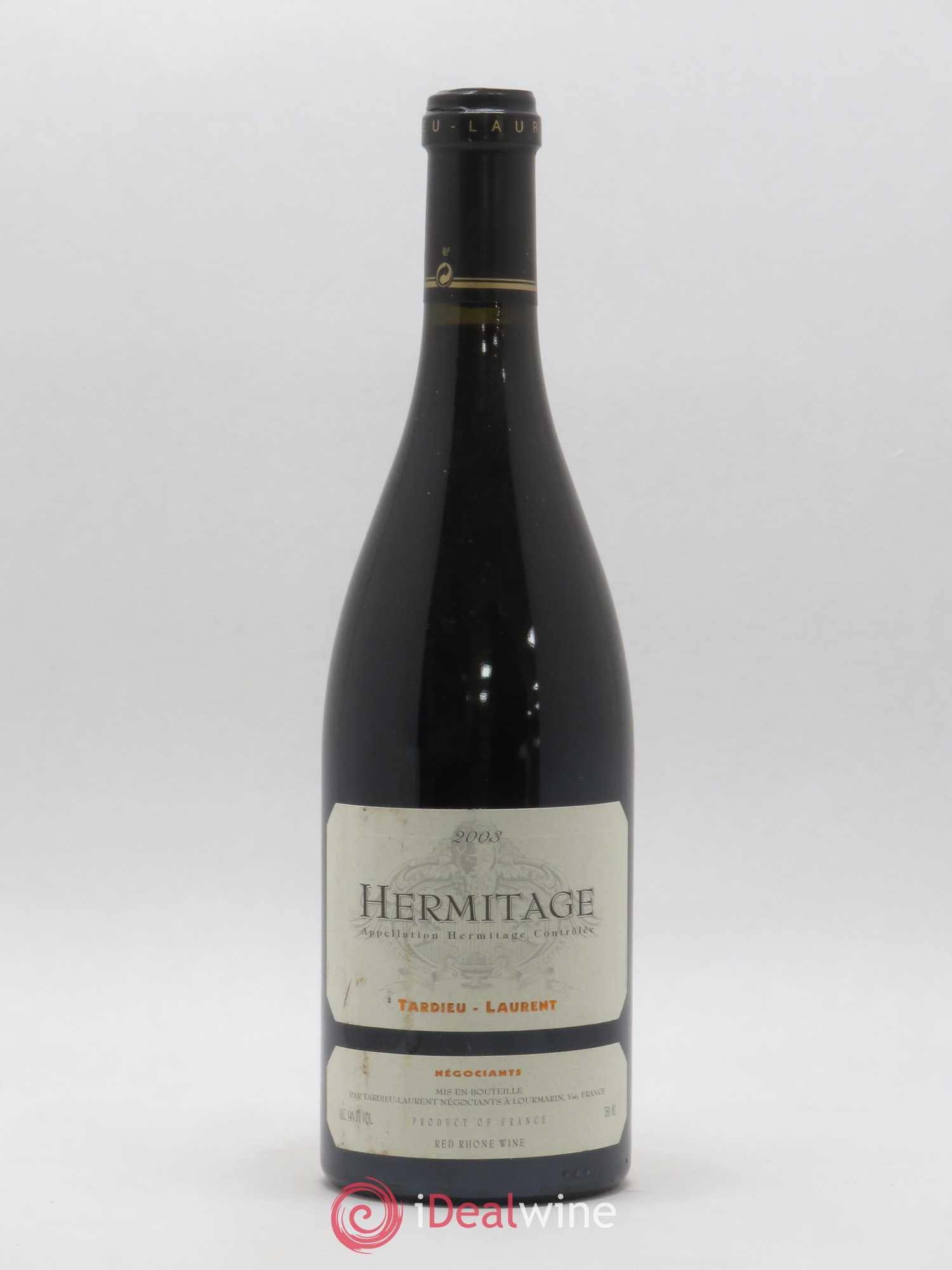 Hermitage Maison Tardieu-Laurent 2003 - Lot de 1 bouteille - 0