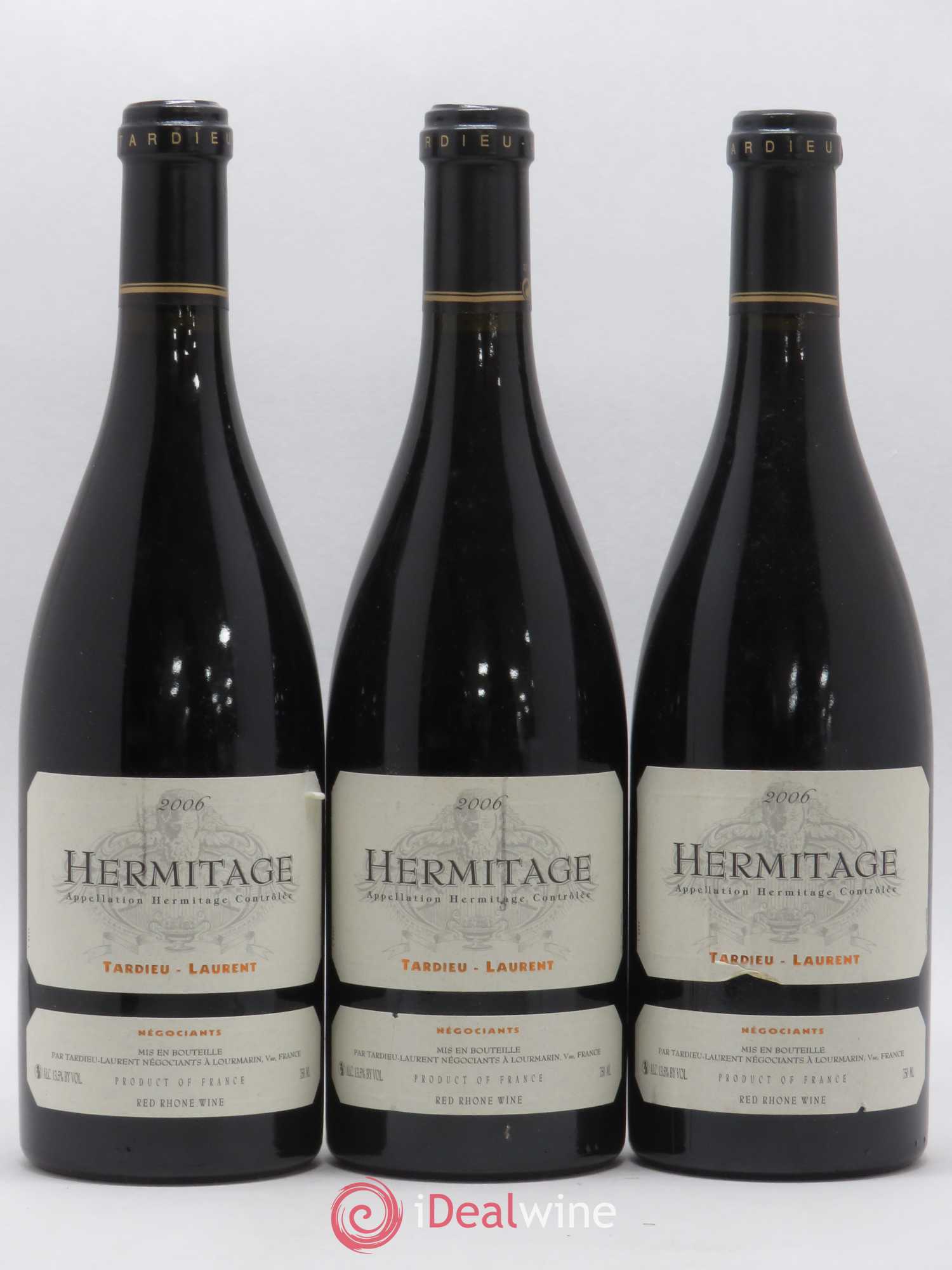 Hermitage Maison Tardieu-Laurent 2006 - Lot de 3 bouteilles - 0