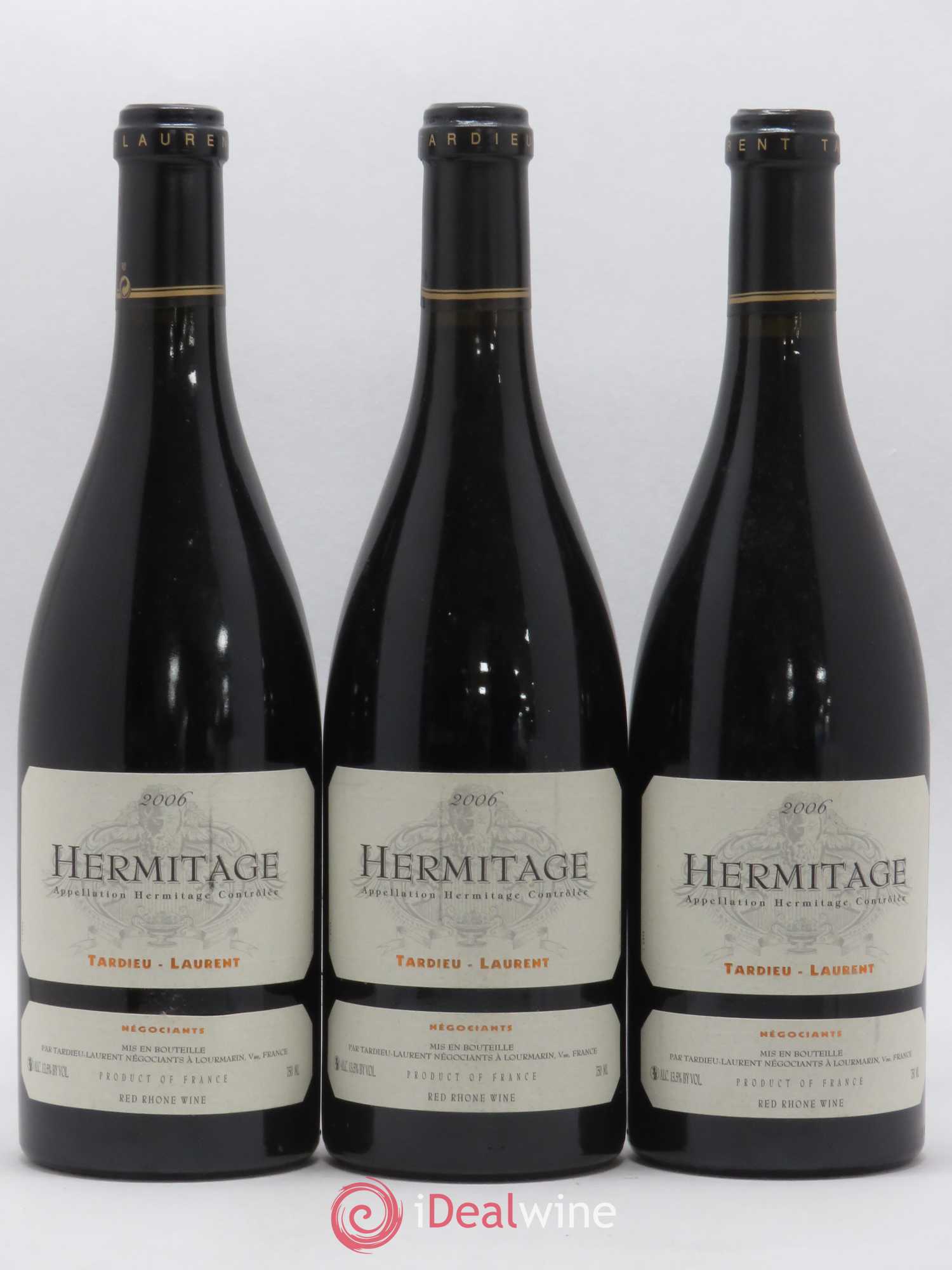 Hermitage Maison Tardieu-Laurent 2006 - Lot de 3 bouteilles - 0