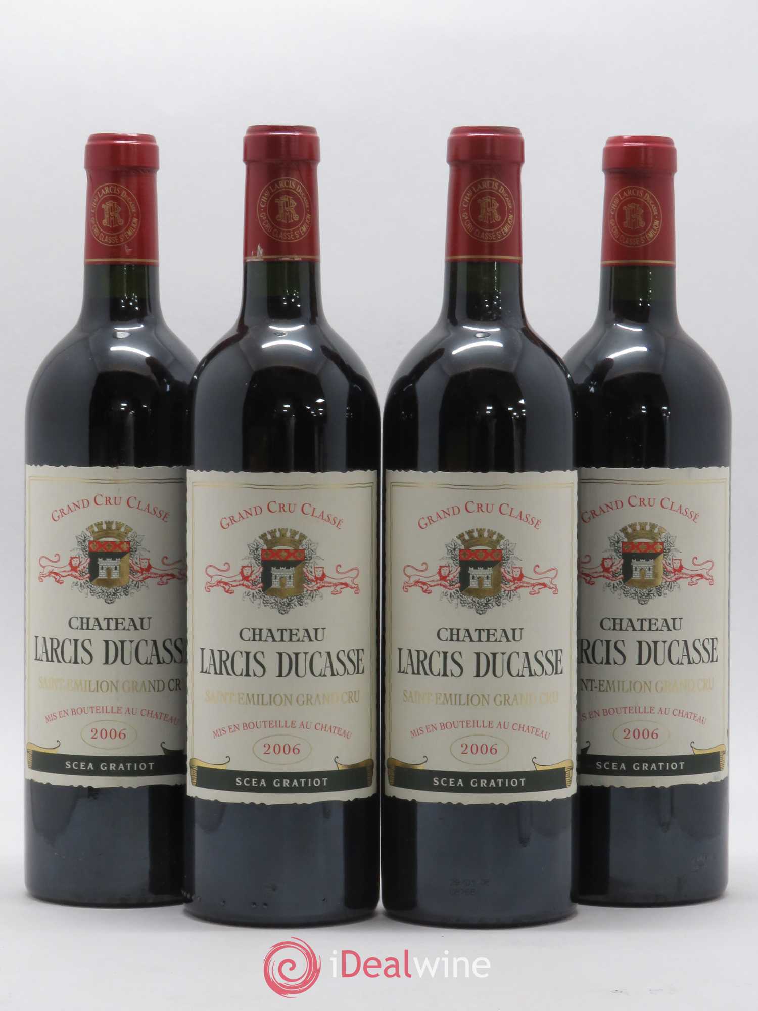 Château Larcis Ducasse 1er Grand Cru Classé B 2006 - Lot de 4 bouteilles - 0