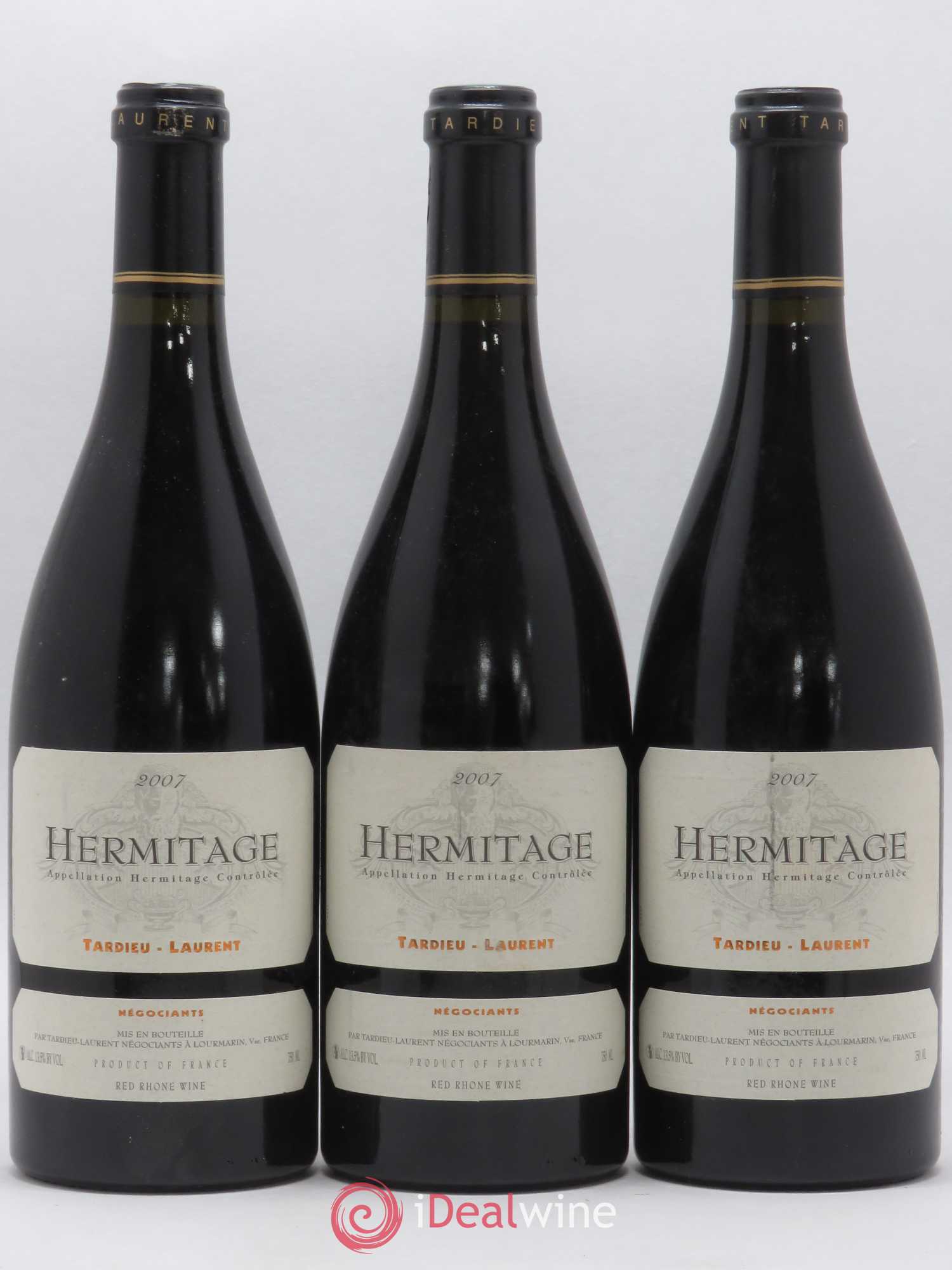 Hermitage Maison Tardieu-Laurent 2007 - Lot de 3 bouteilles - 0