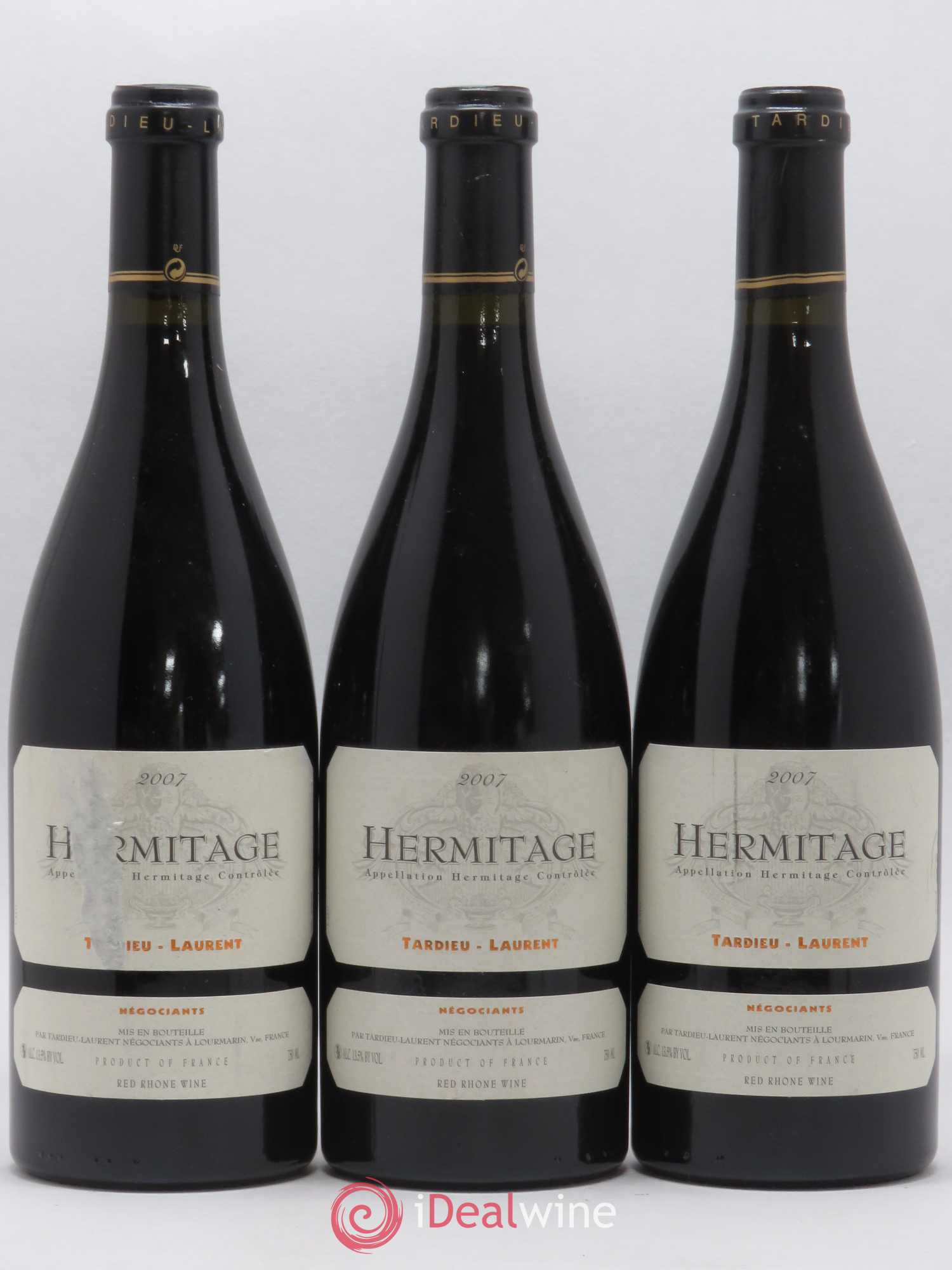 Hermitage Maison Tardieu-Laurent 2007 - Lot de 3 bouteilles - 0