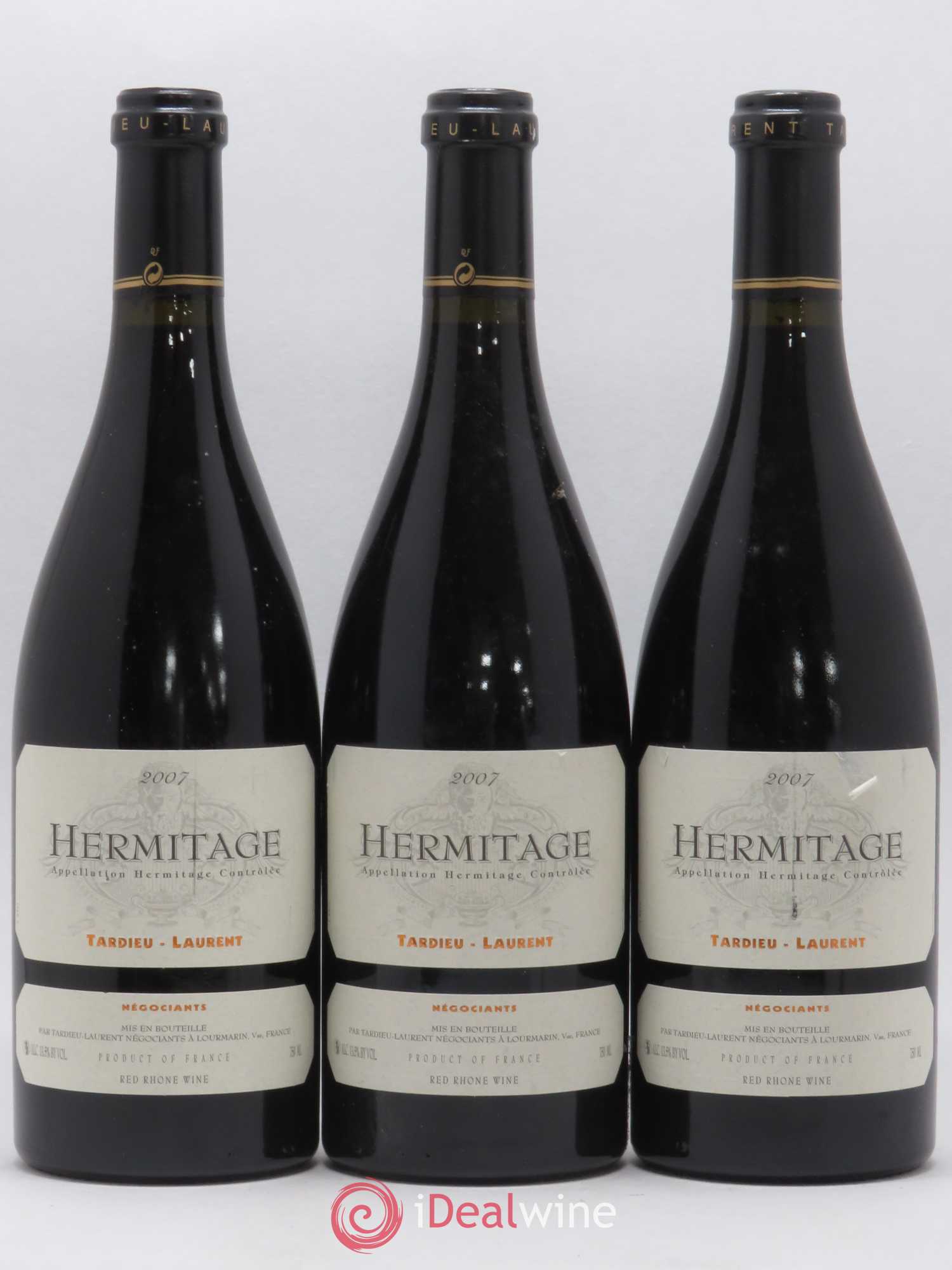 Hermitage Maison Tardieu-Laurent 2007 - Lot de 3 bouteilles - 0