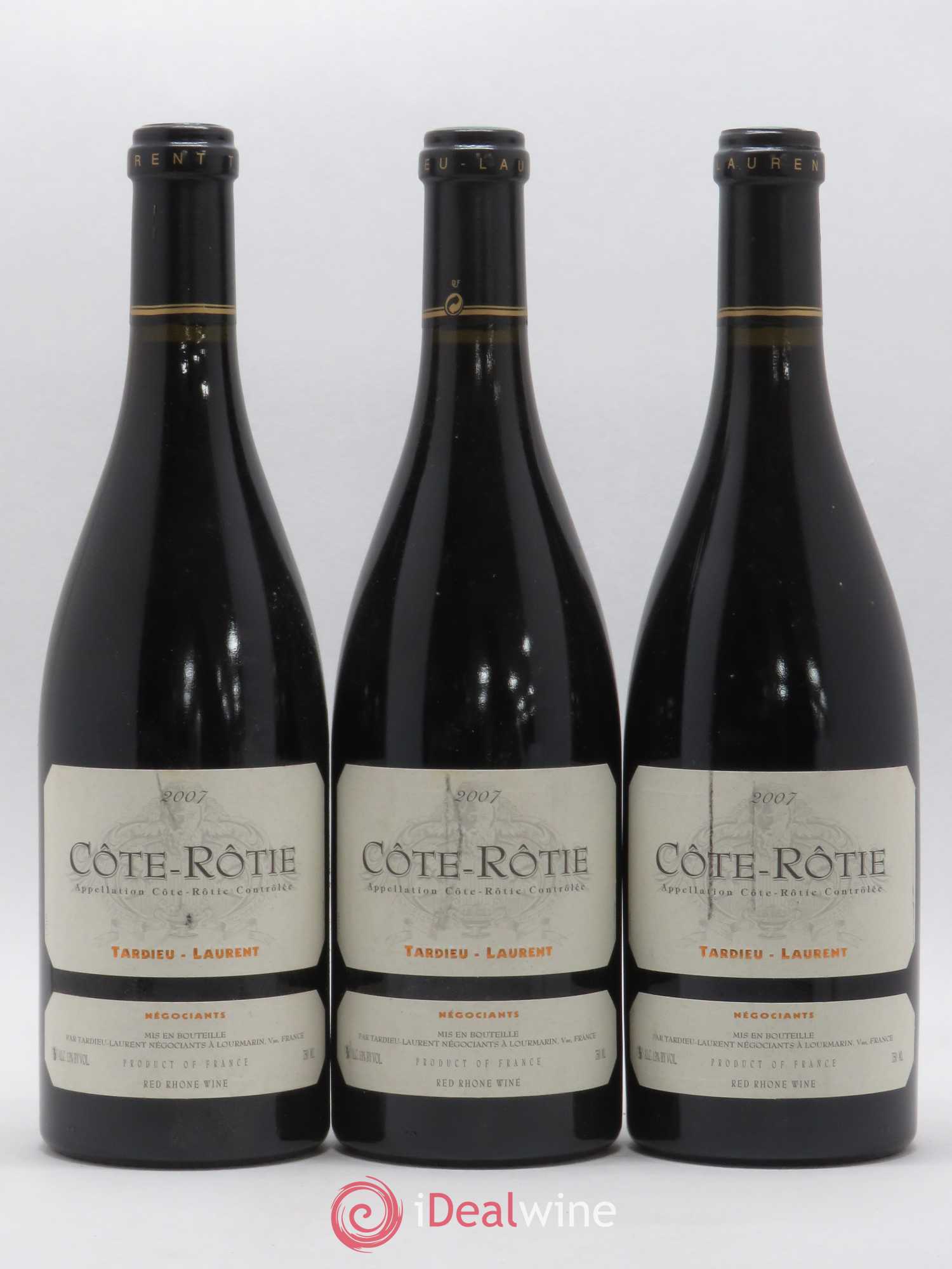 Côte-Rôtie Maison Tardieu-Laurent 2007 - Lot de 3 bouteilles - 0