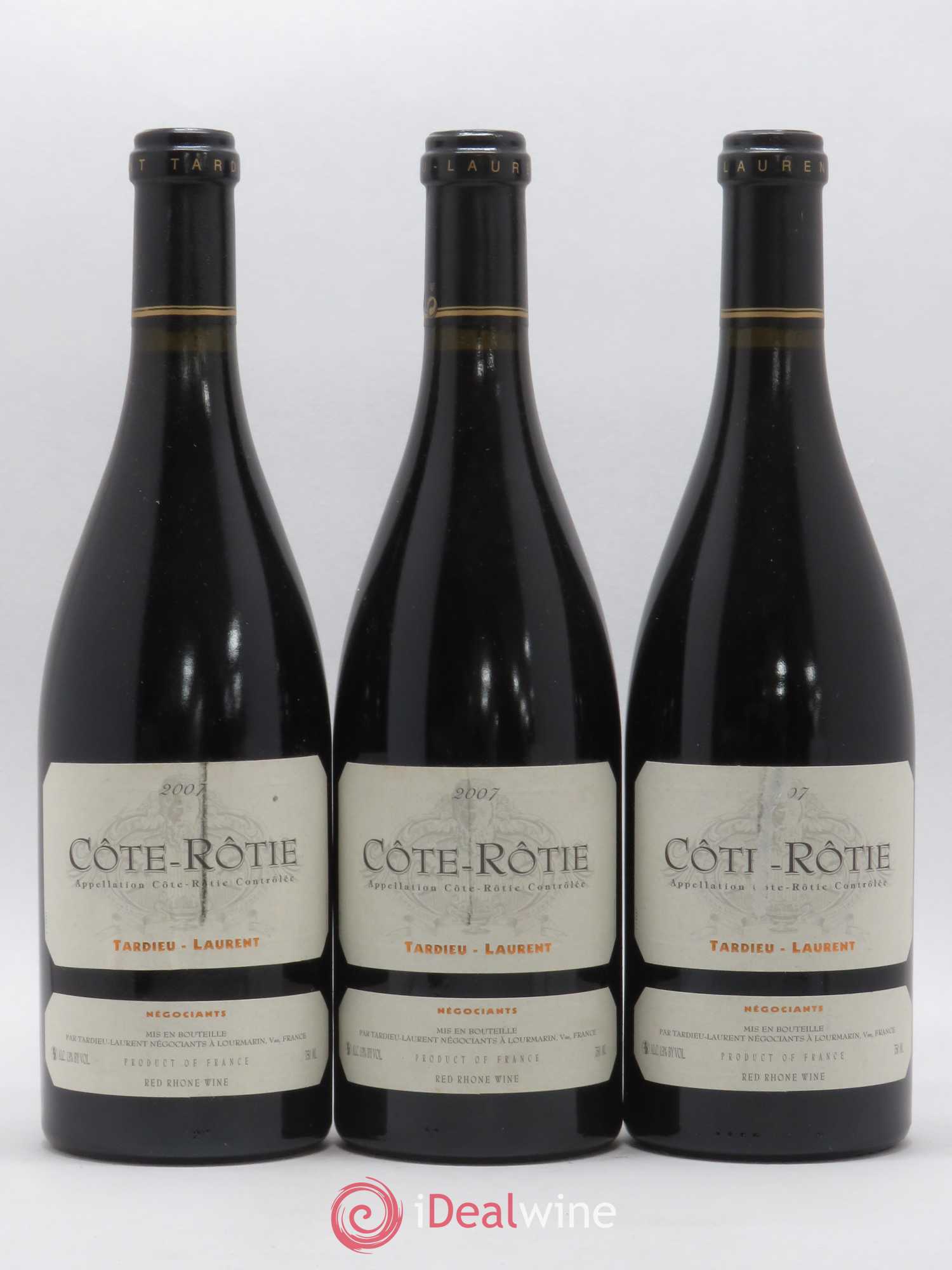 Côte-Rôtie Maison Tardieu-Laurent 2007 - Lot de 3 bouteilles - 0